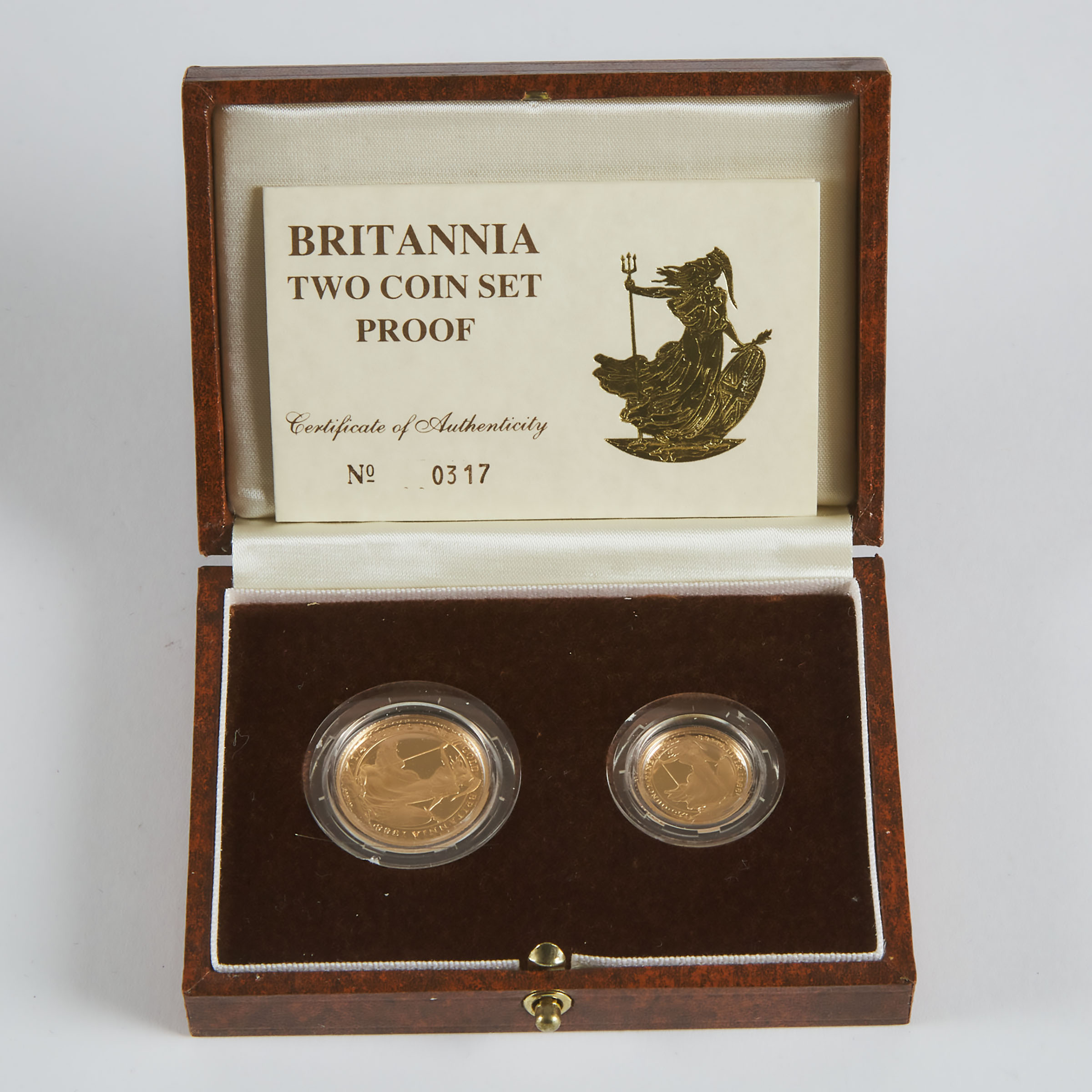 British Two Gold Coin Proof Set