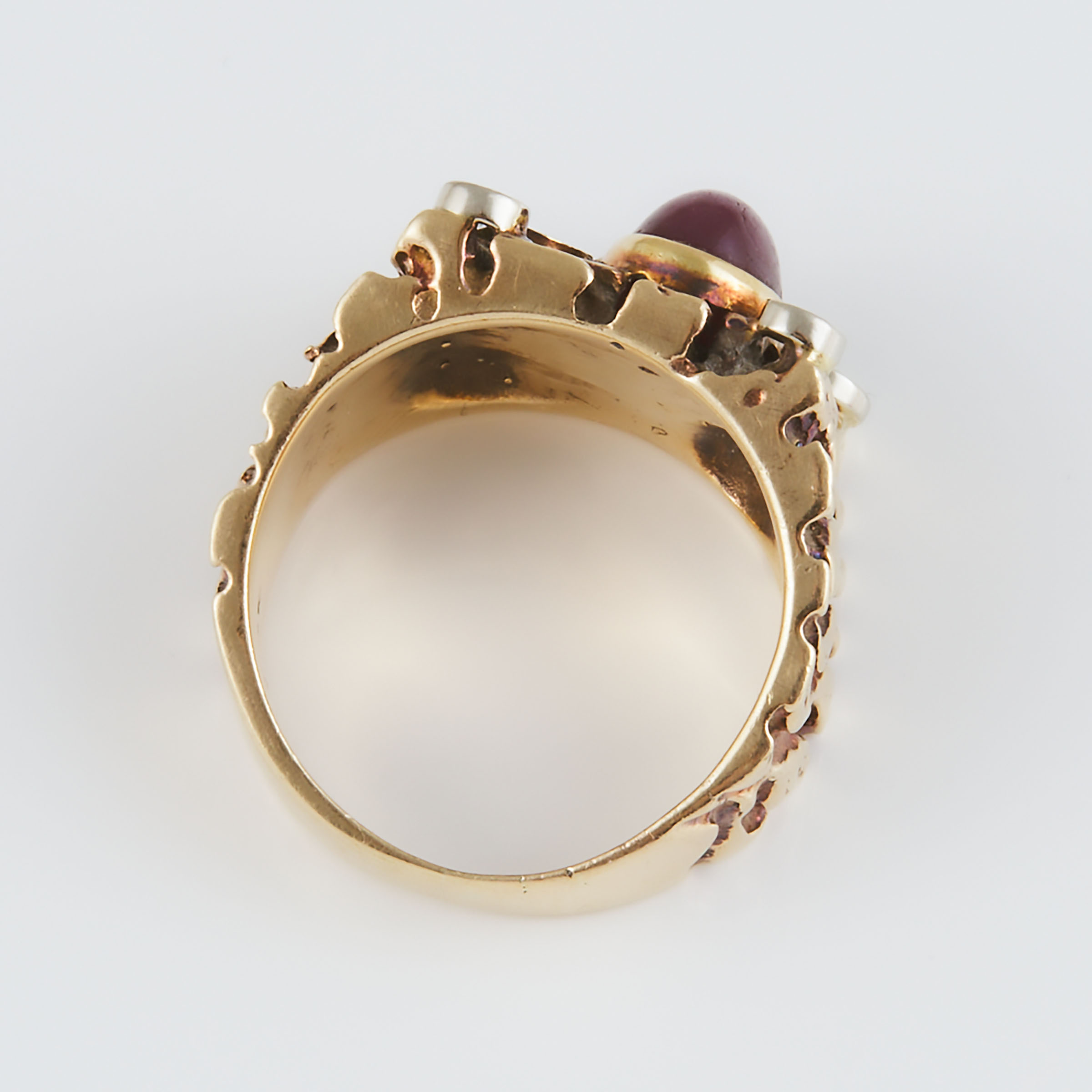 14k Yellow Gold Sculpted Ring