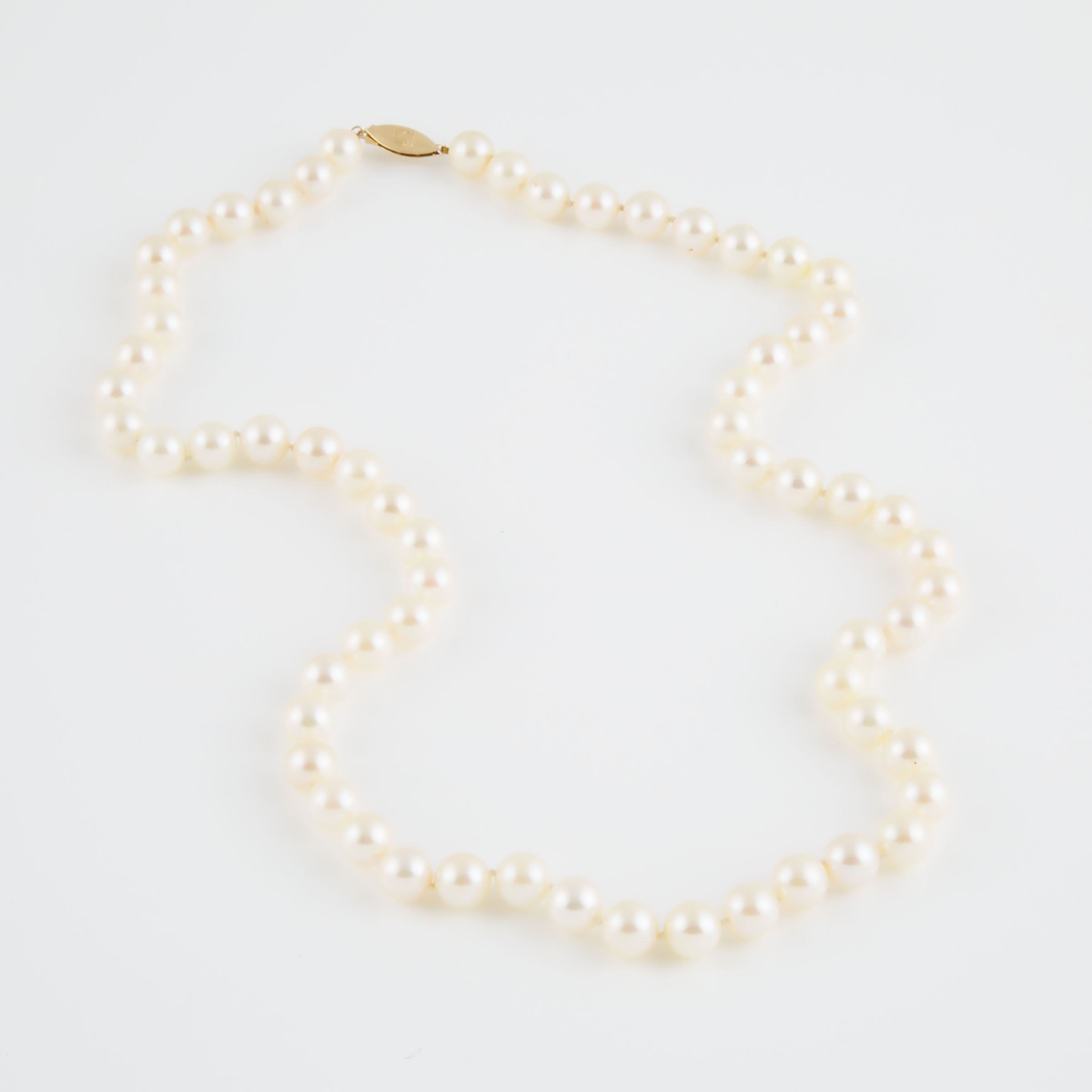 Birks Single Strand Cultured Pearl Necklace