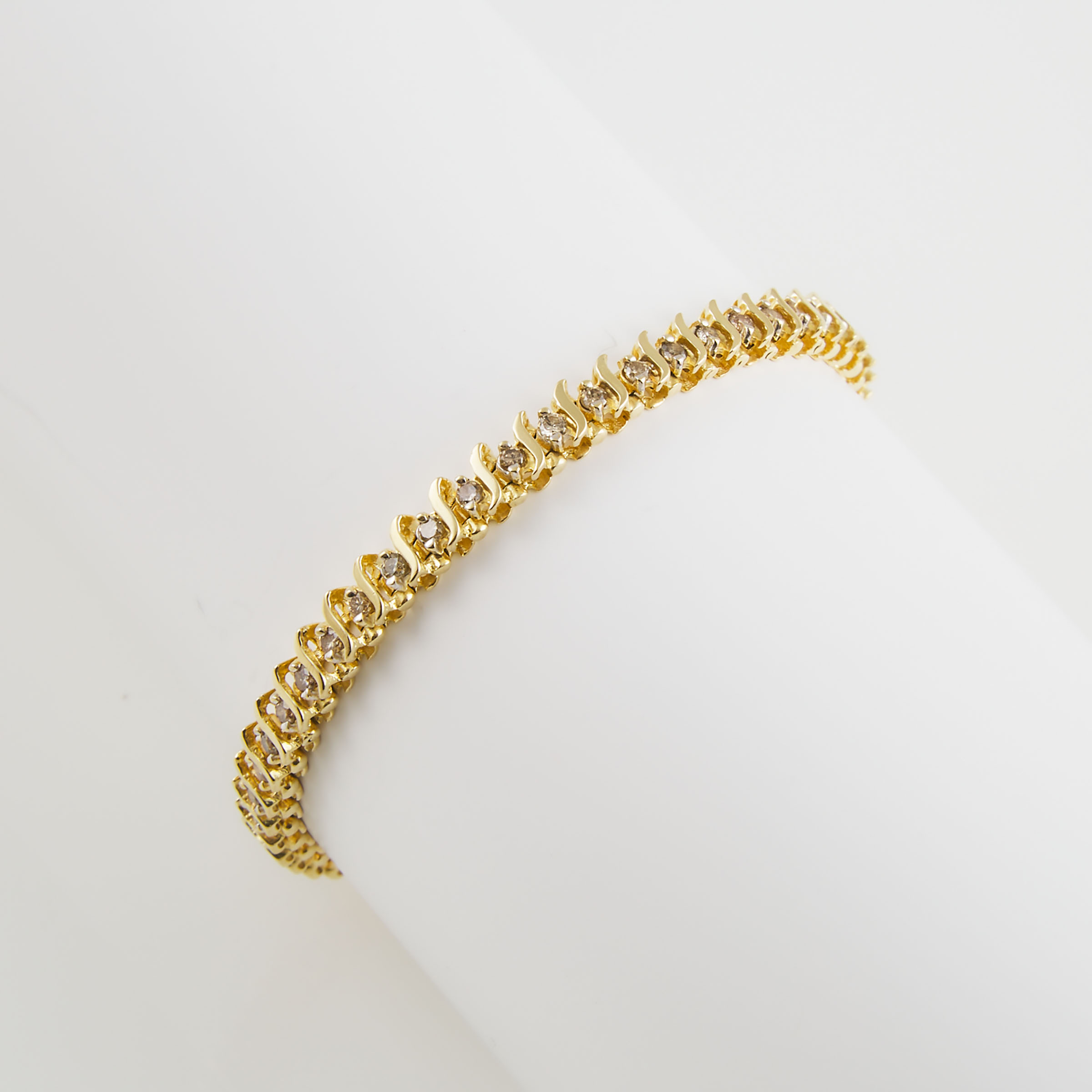 14k Yellow And White Gold Bracelet