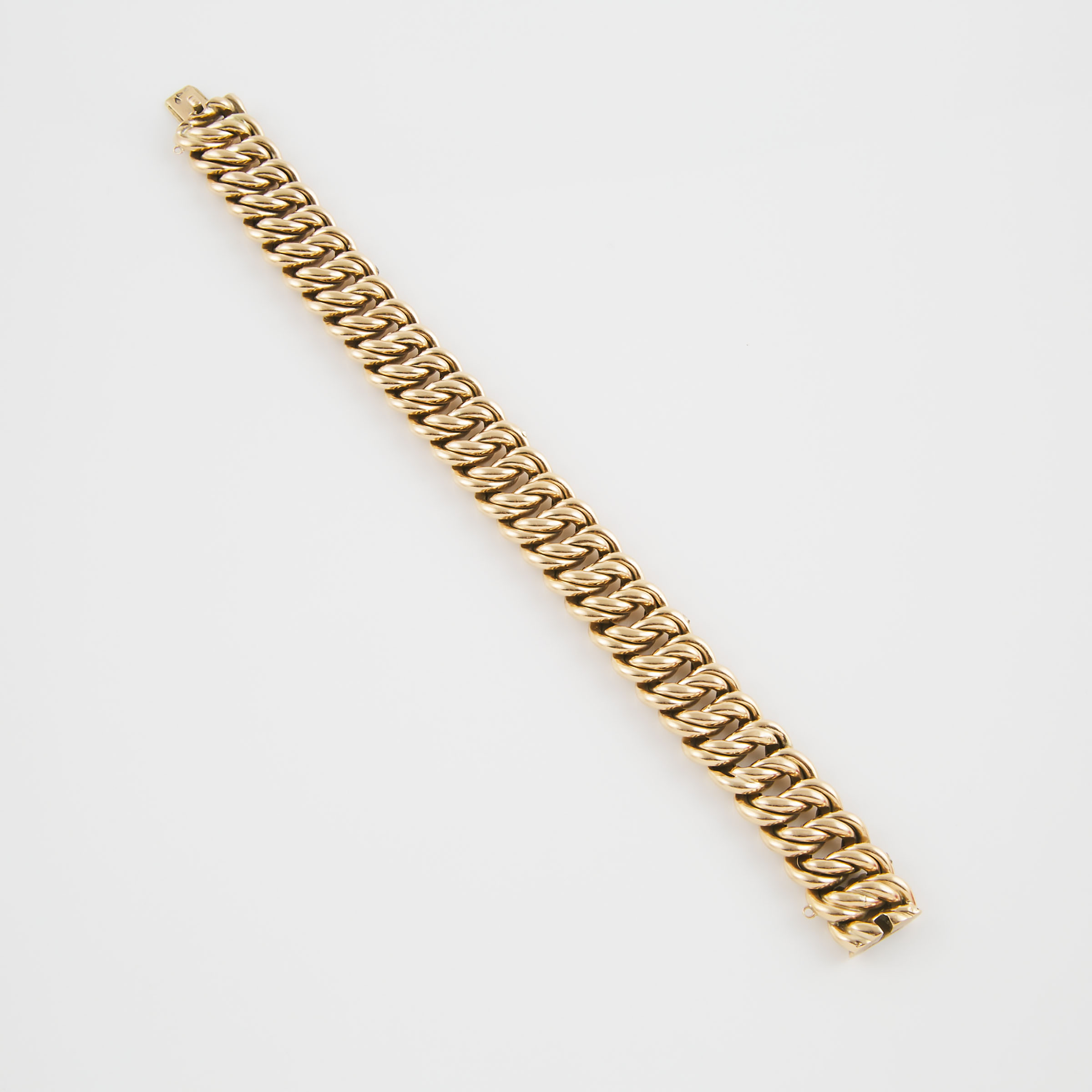 Austrian 14k Double Curb Link Bracelet
