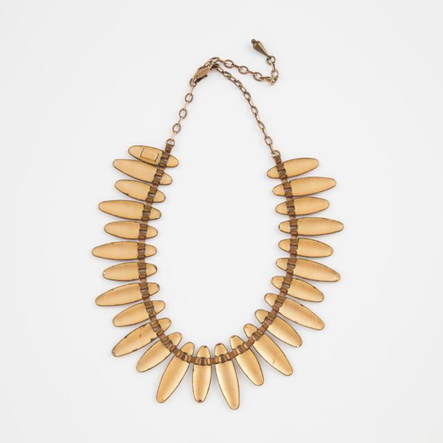 Matisse Copper-Tone Metal Fringe Necklace