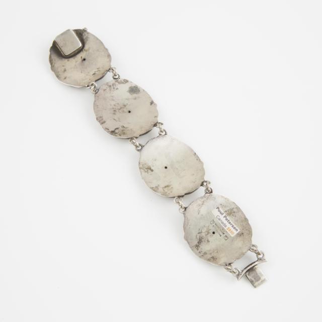 Carl Poul Petersen Canadian Sterling Silver Repoussé Bracelet