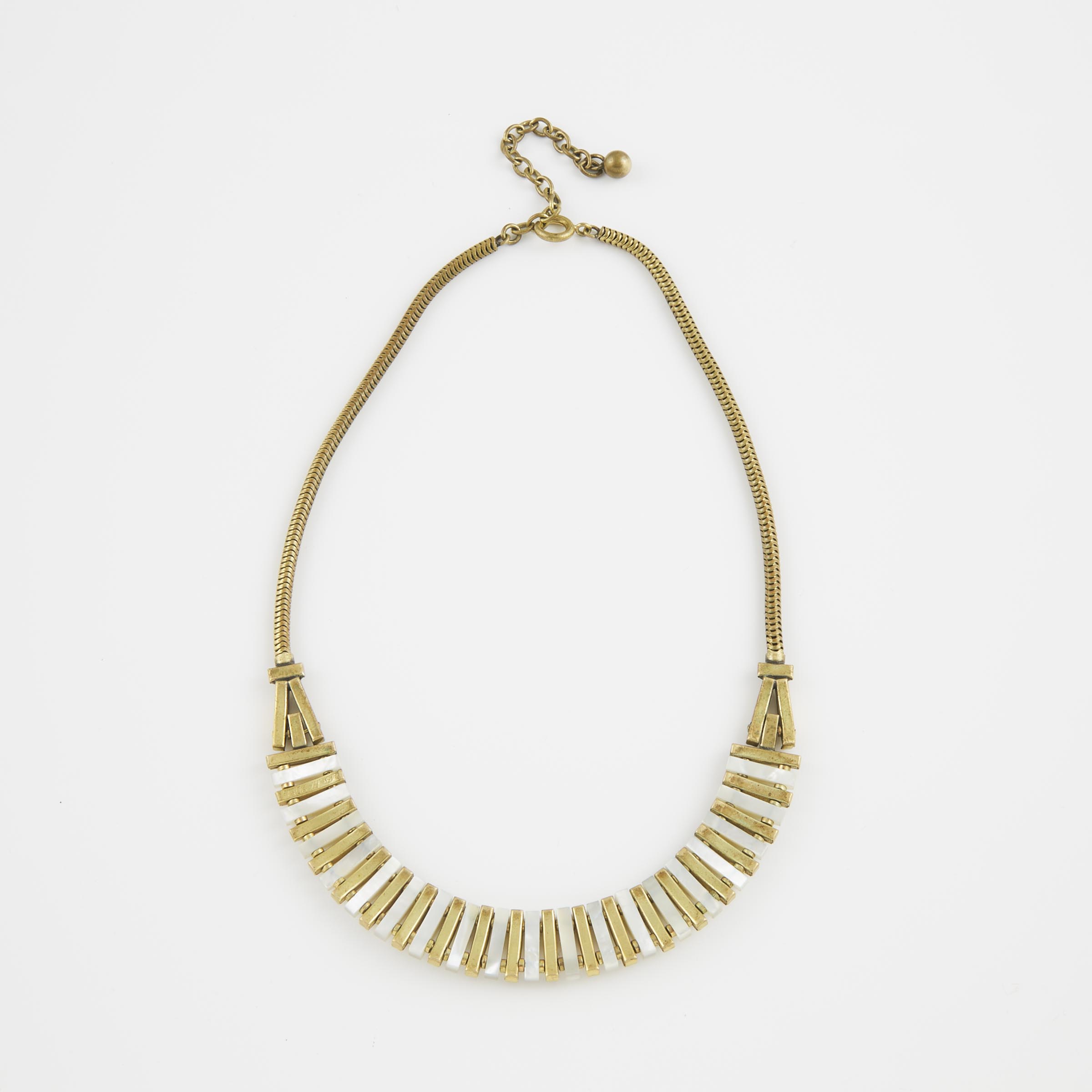 Esha Randel German Gold-Tone Metal Necklace