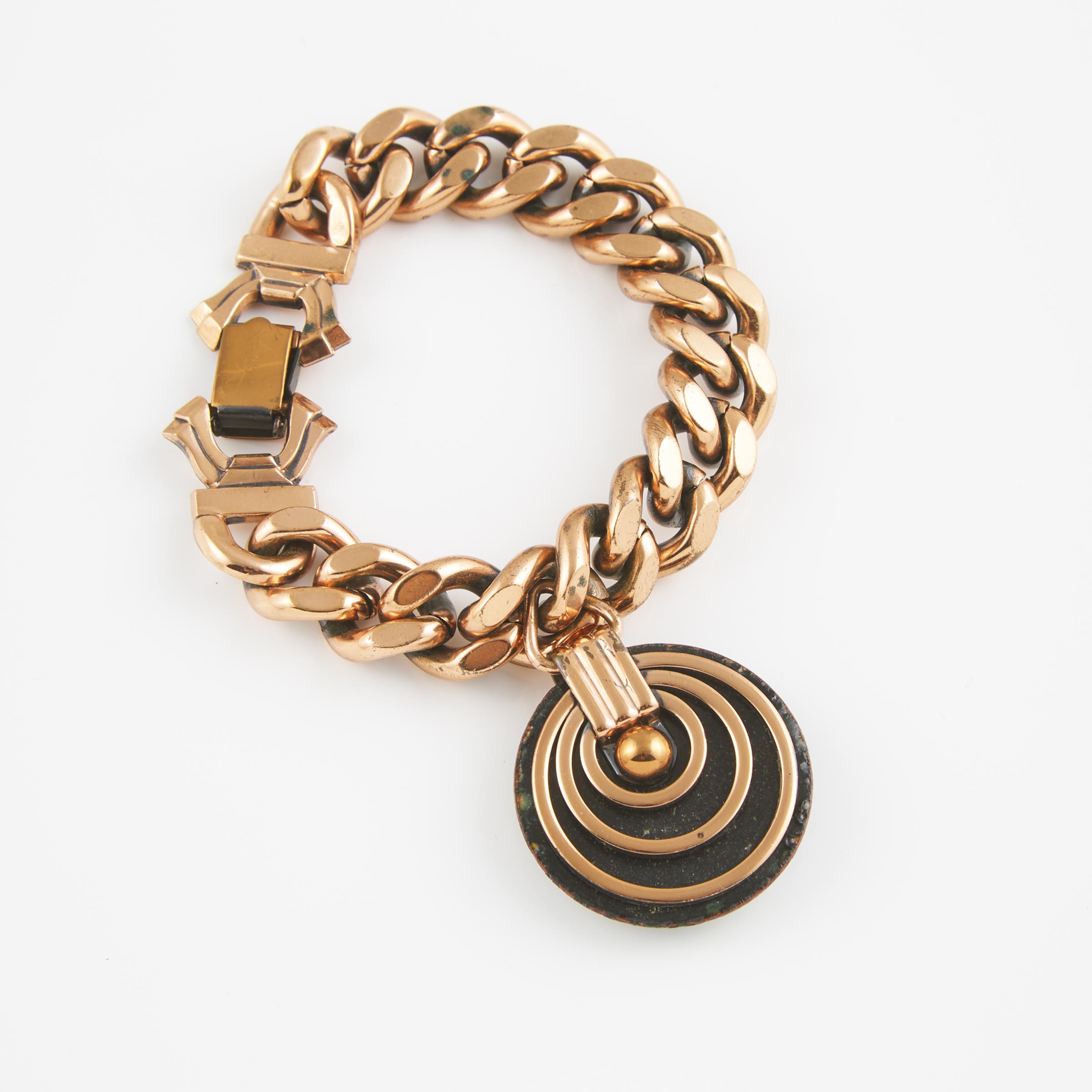 Matisse Copper-Tone Metal Curb Link Bracelet