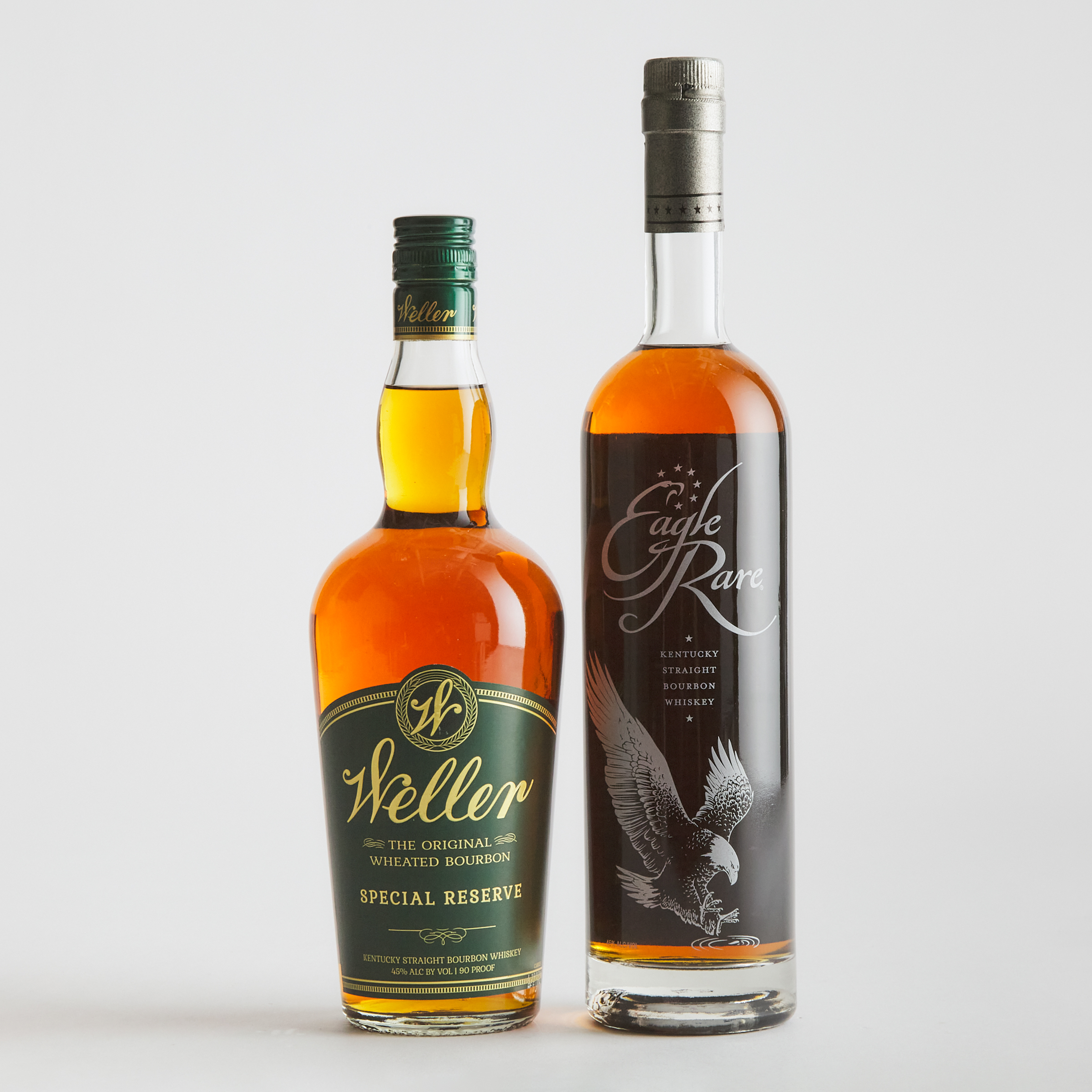 EAGLE RARE KENTUCKY STRAIGHT BOURBON WHISKEY 10 YEARS (ONE 750 ML)
WELLER SPECIAL RESERVE KENTUCKY STRAIGHT BOURBON WHISKEY (ONE 750 ML)