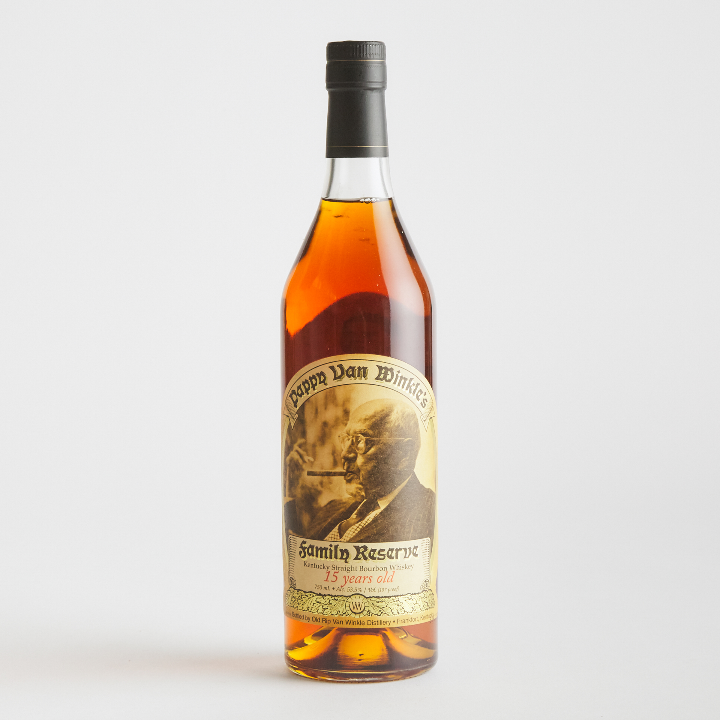 PAPPY VAN WINKLE FAMILY RESERVE KENTUCKY STRAIGHT BOURBON WHISKEY 15 YEARS (ONE 750 ML)