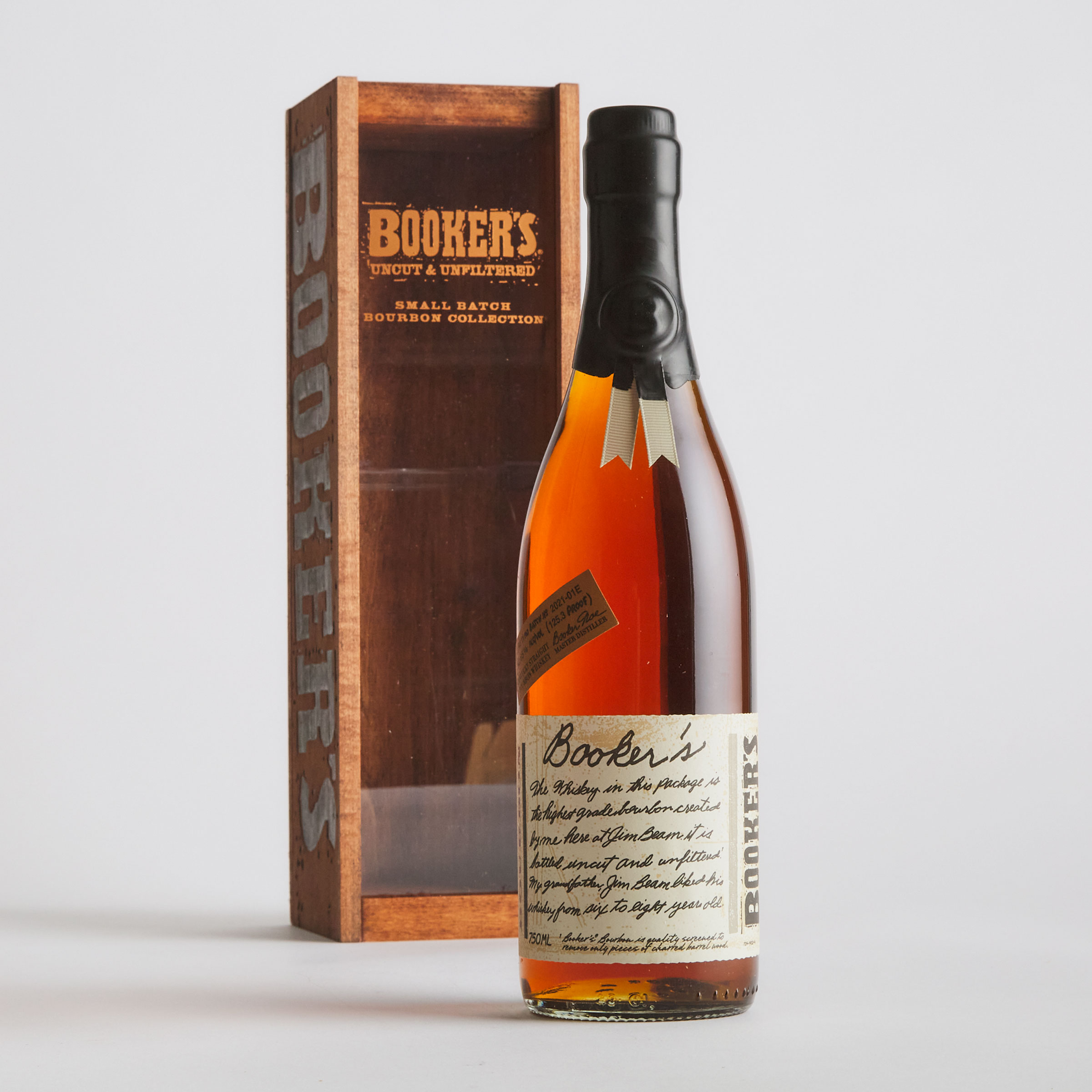 BOOKER’S SMALL BATCH KENTUCKY STRAIGHT BOURBON WHISKEY 6 YEARS 11 MONTHS (ONE 750 ML)