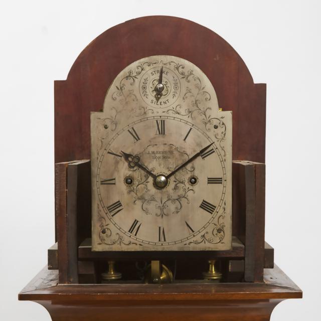 Diminutive English Mahogany Tall Case Regulator Clock, James William Benson (1826-1878), London, 19th century