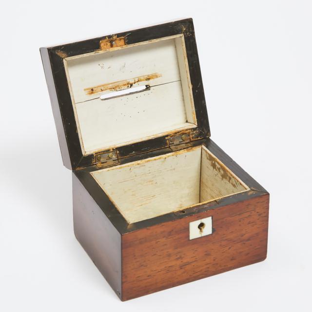 Small Rosewood Collection Box, 19th century