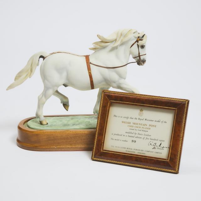 Royal Worcester Model of 'Welsh Mountain Pony', Doris Lindner, 99/500, c.1966