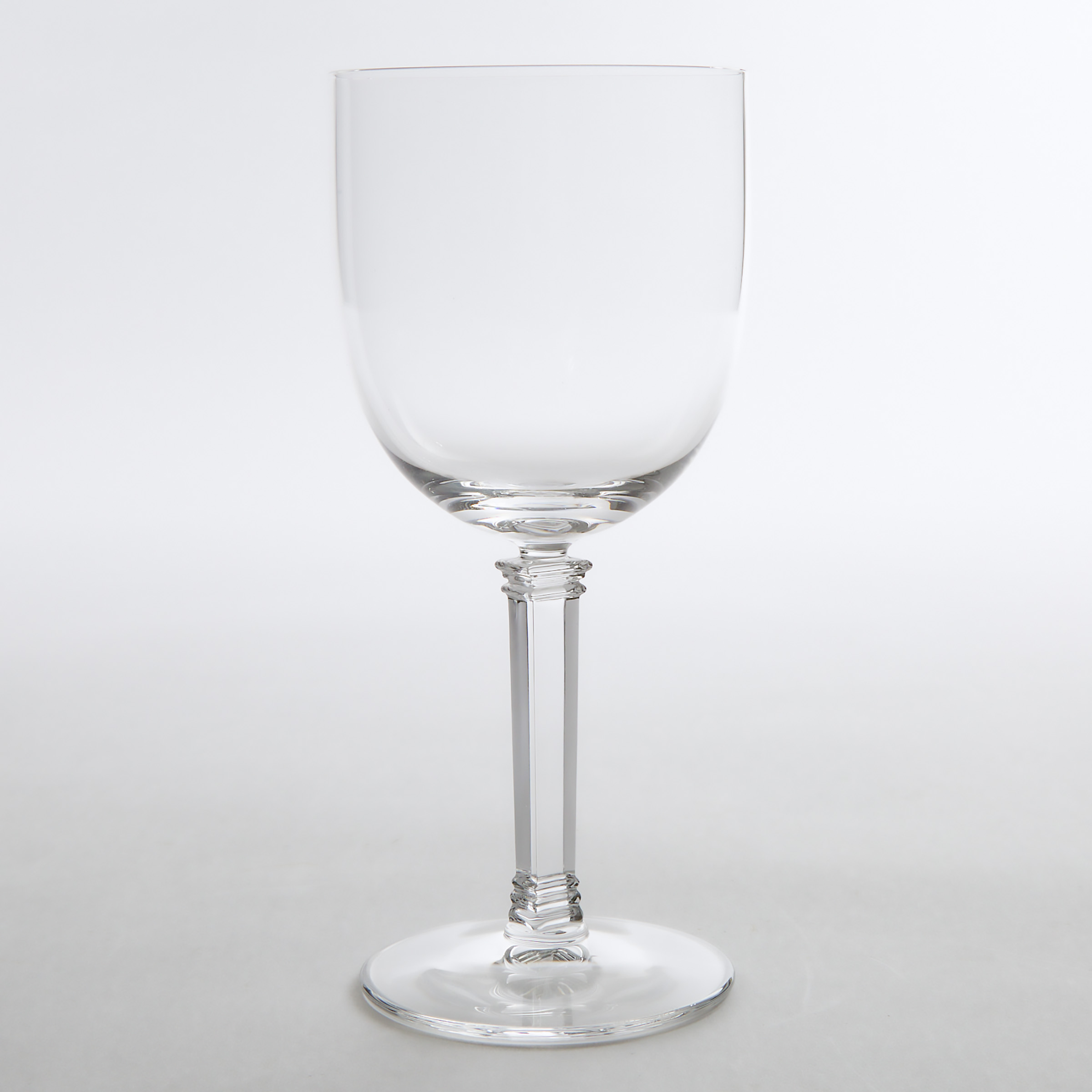 Set of Twelve Tiffany 'Hampton' Pattern Wine Glasses, 20th century