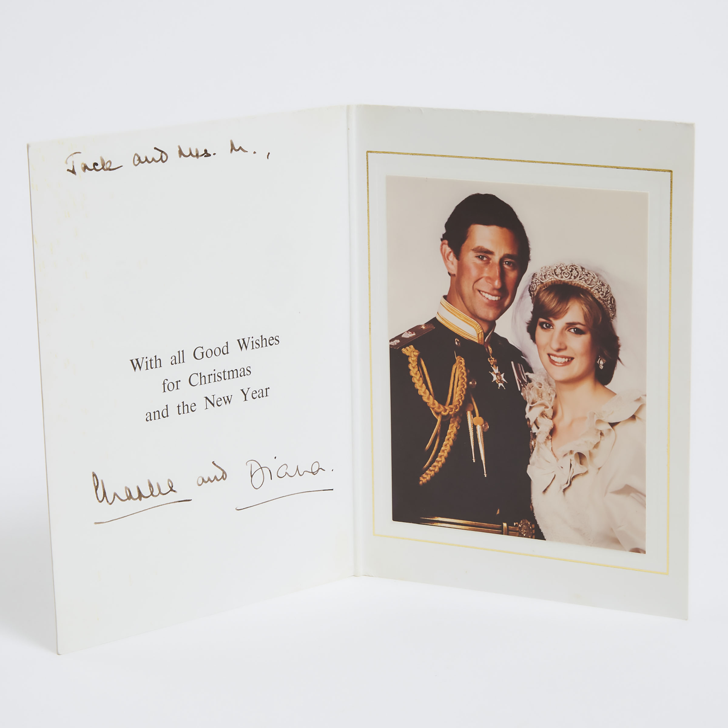 Charles and Diana Christmas Card, 1981
