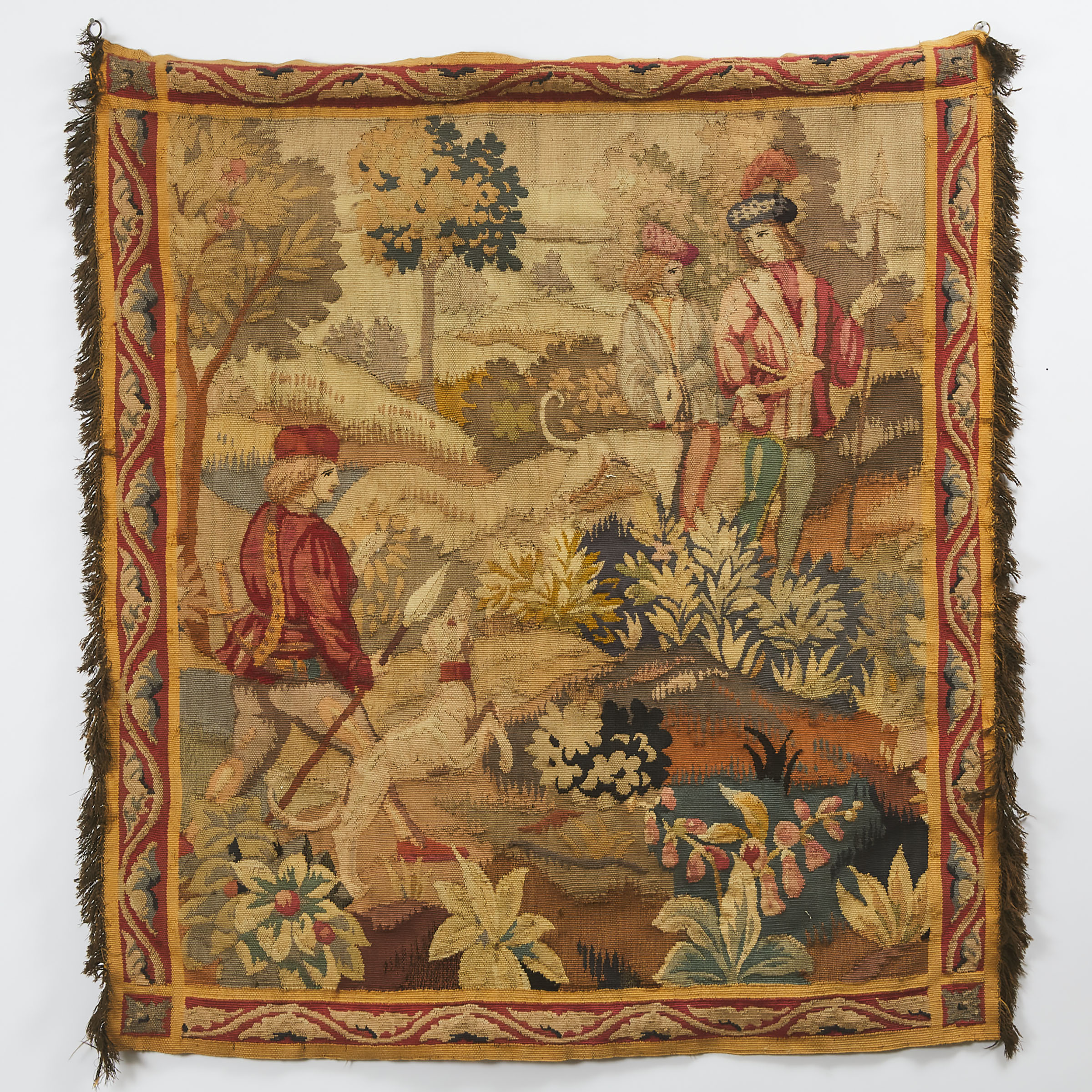 Aubusson Hunting Tapestry, 19th century