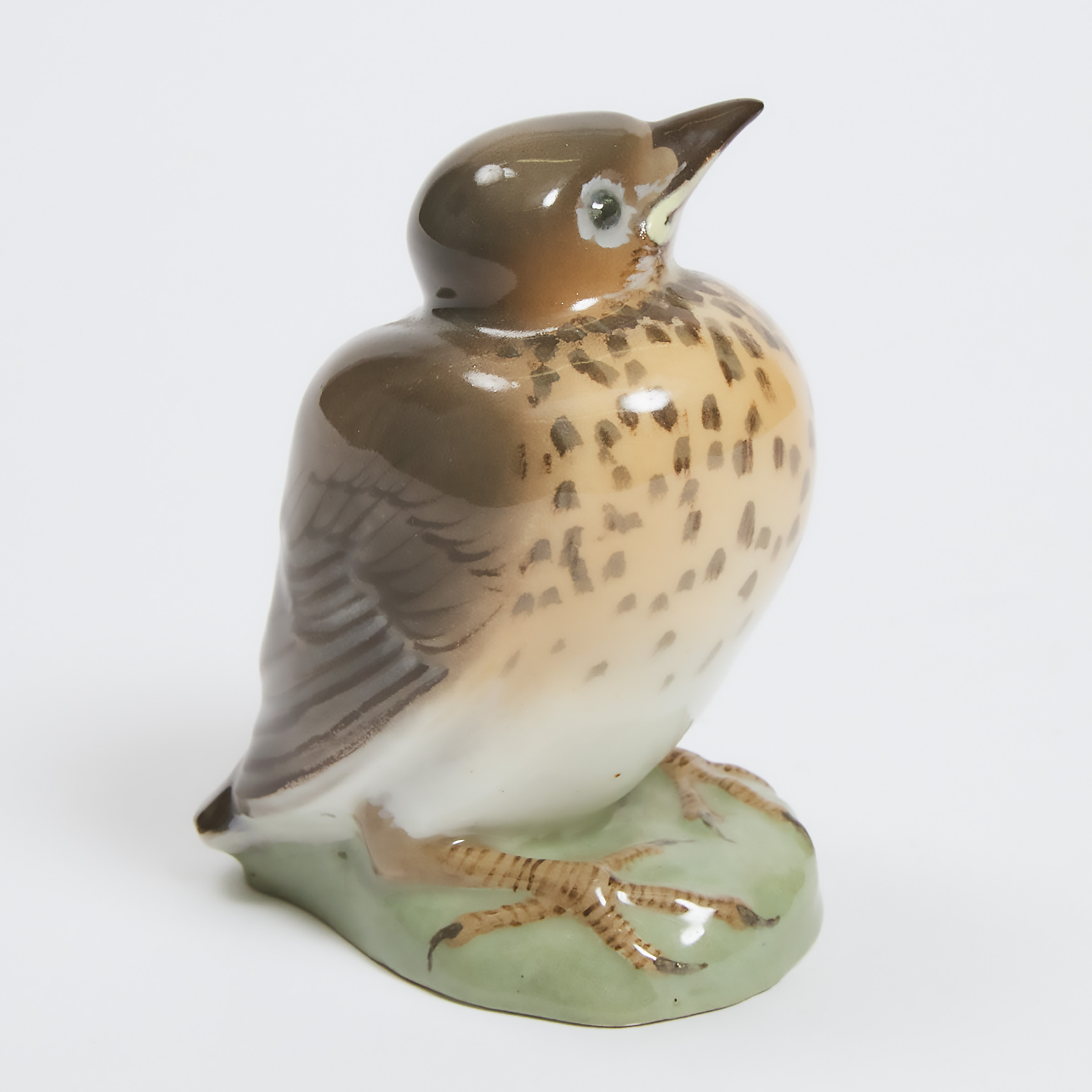 Leo Mol Porcelain Figure of a Bird, 1950s