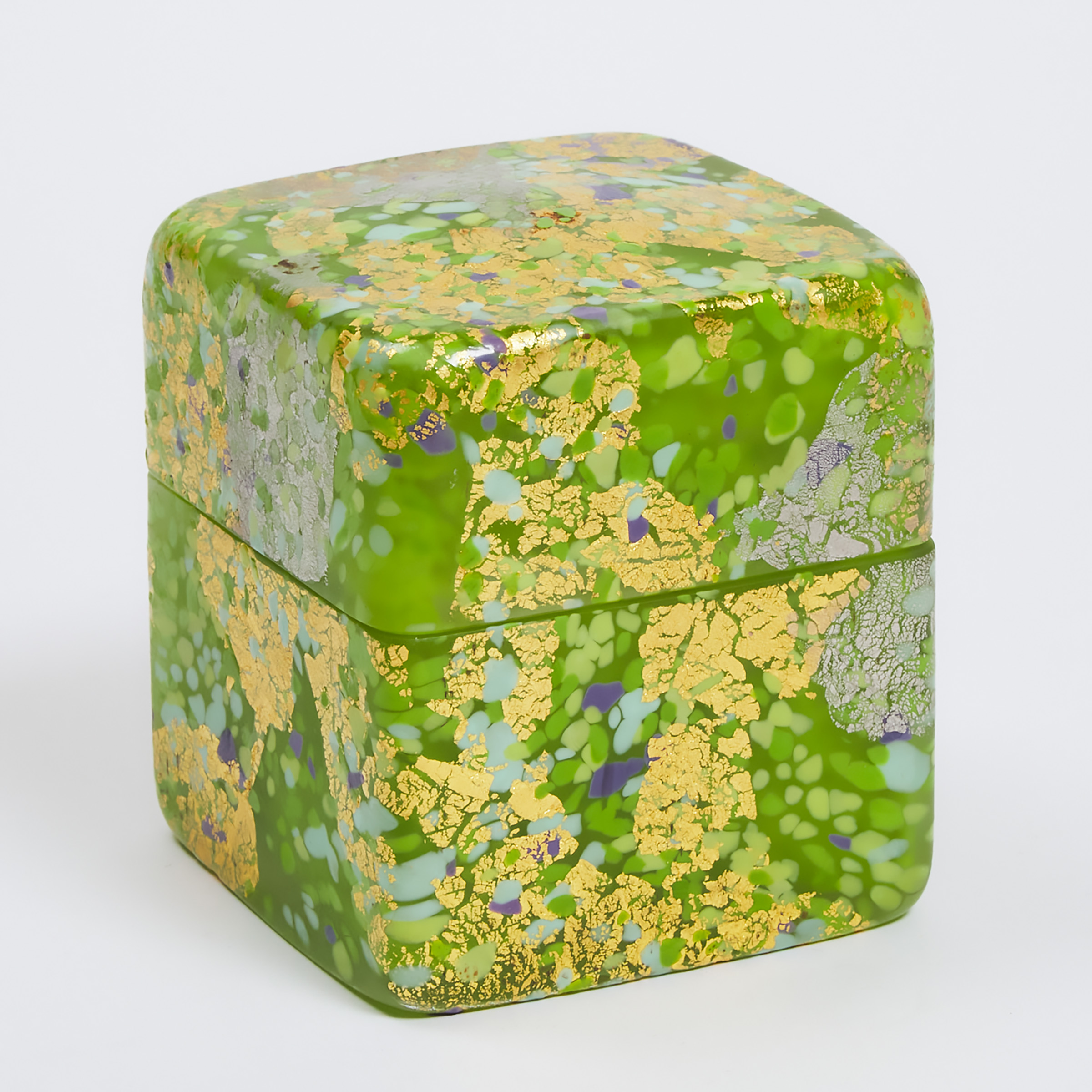Kyohei Fujita (Japanese, 1921-2004), 'Kazaribako' Glass Box, 1990s