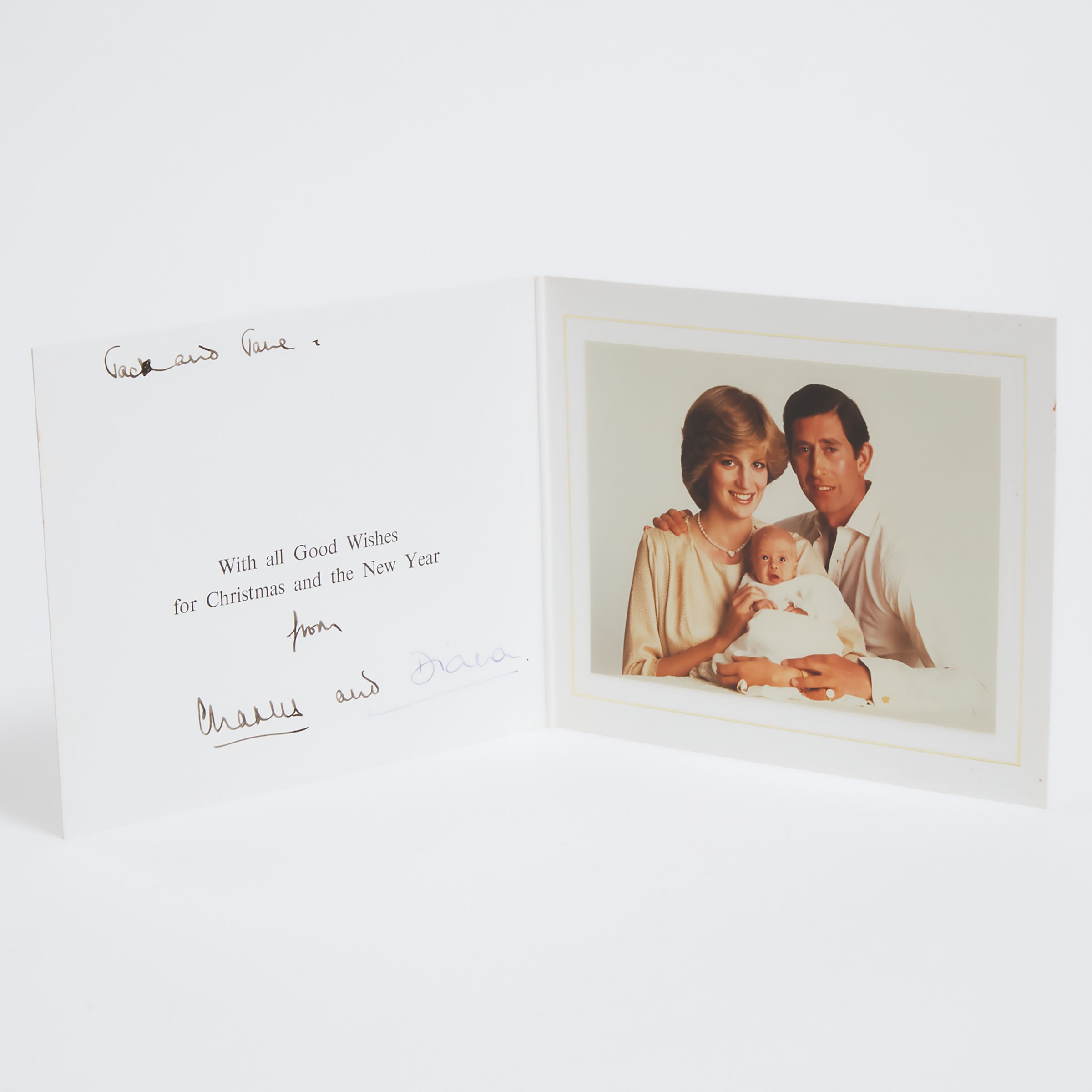Charles and Diana Christmas Card, 1982
