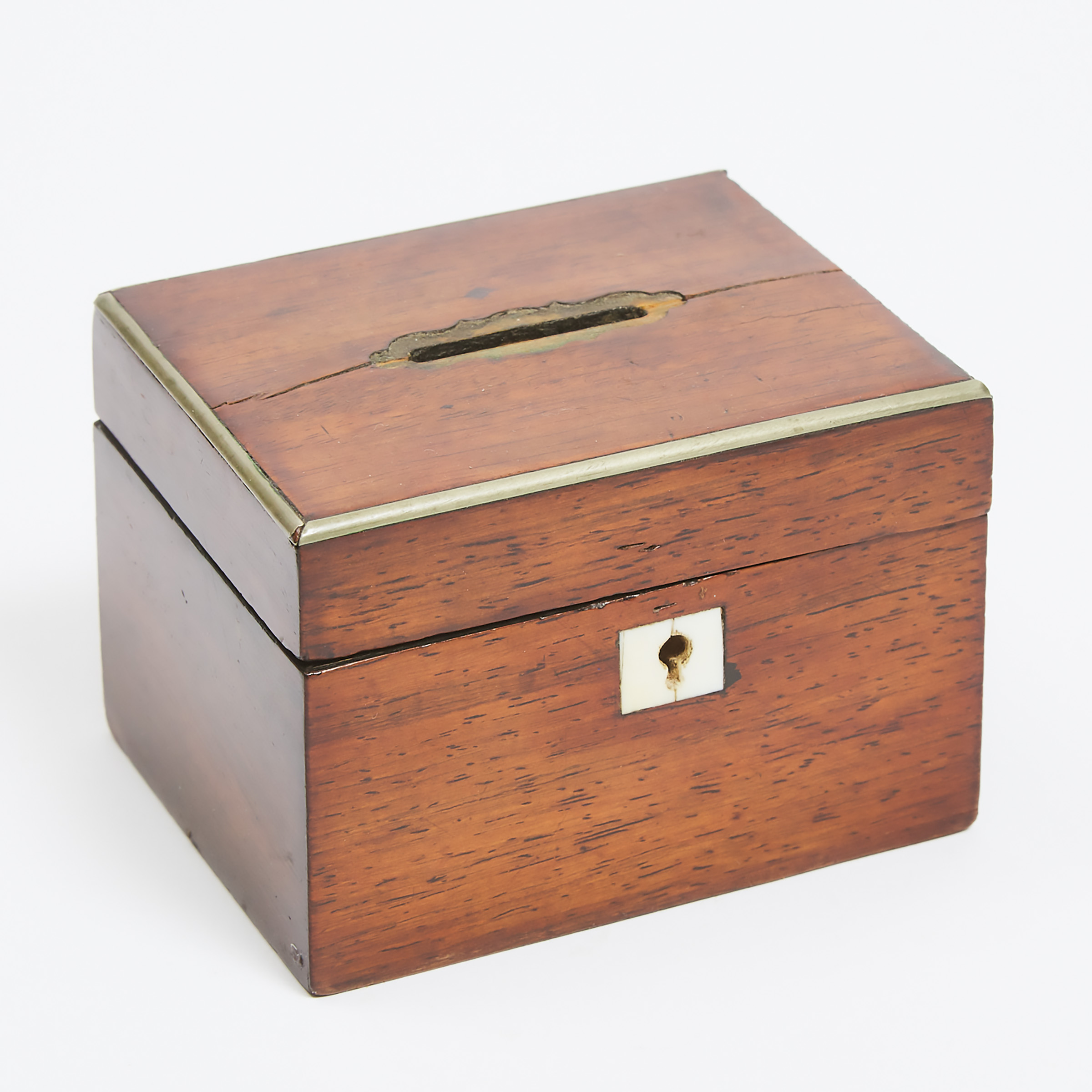 Small Rosewood Collection Box, 19th century
