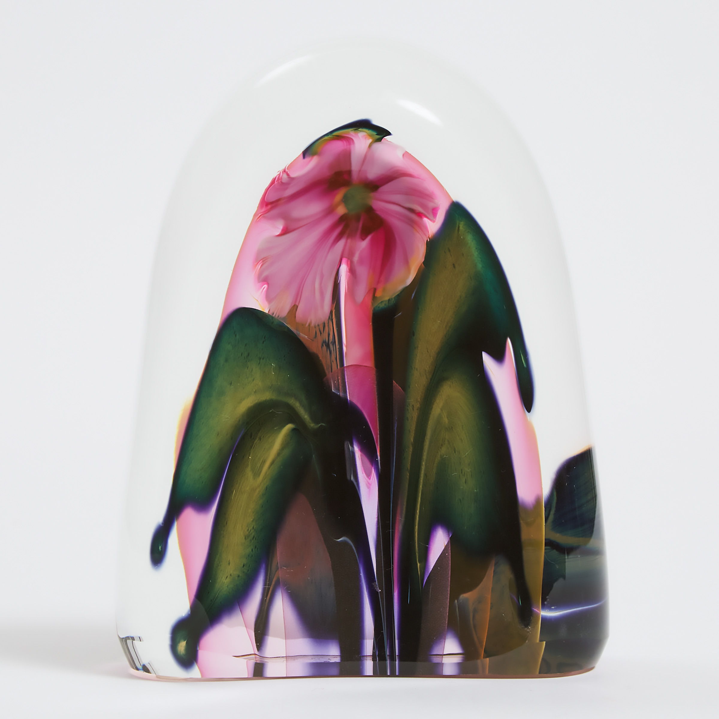 Charles Lotton (American, 1935-2021), 'Multi Flora' Glass Sculpture, 2010