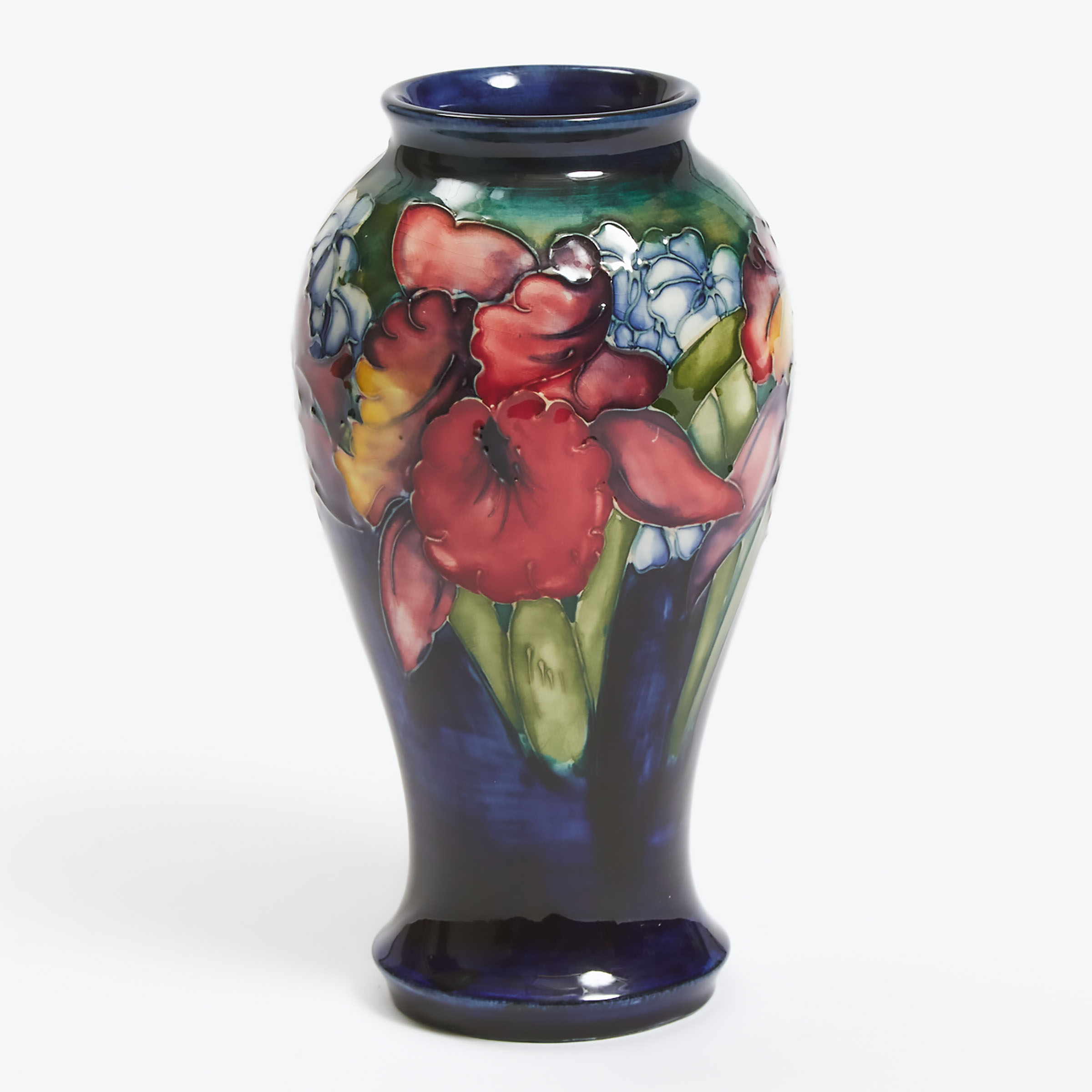 Moorcroft Orchids Vase, c.1960