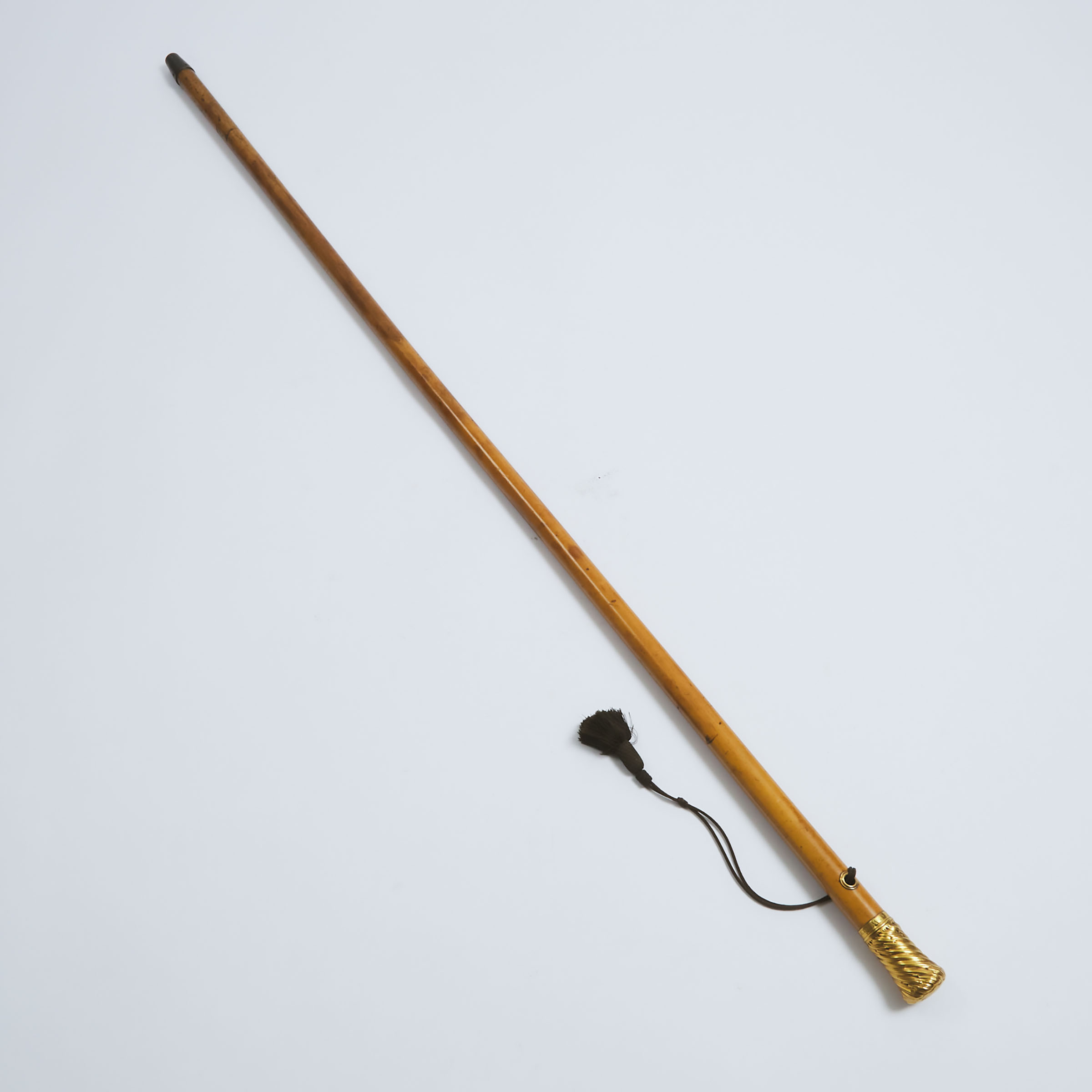 Victorian Walking Stick Engraved to The Rev'd. Wm. Lupton, Leeds, c. 1867