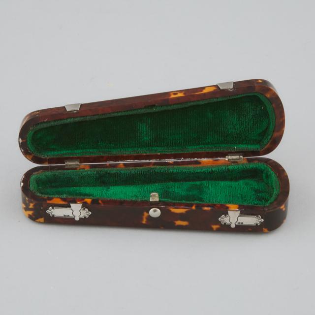 Late Victorian Silver and Tortoiseshell Case, Cornelius Desormeaux & Frank Shepherd, Chester, 1894