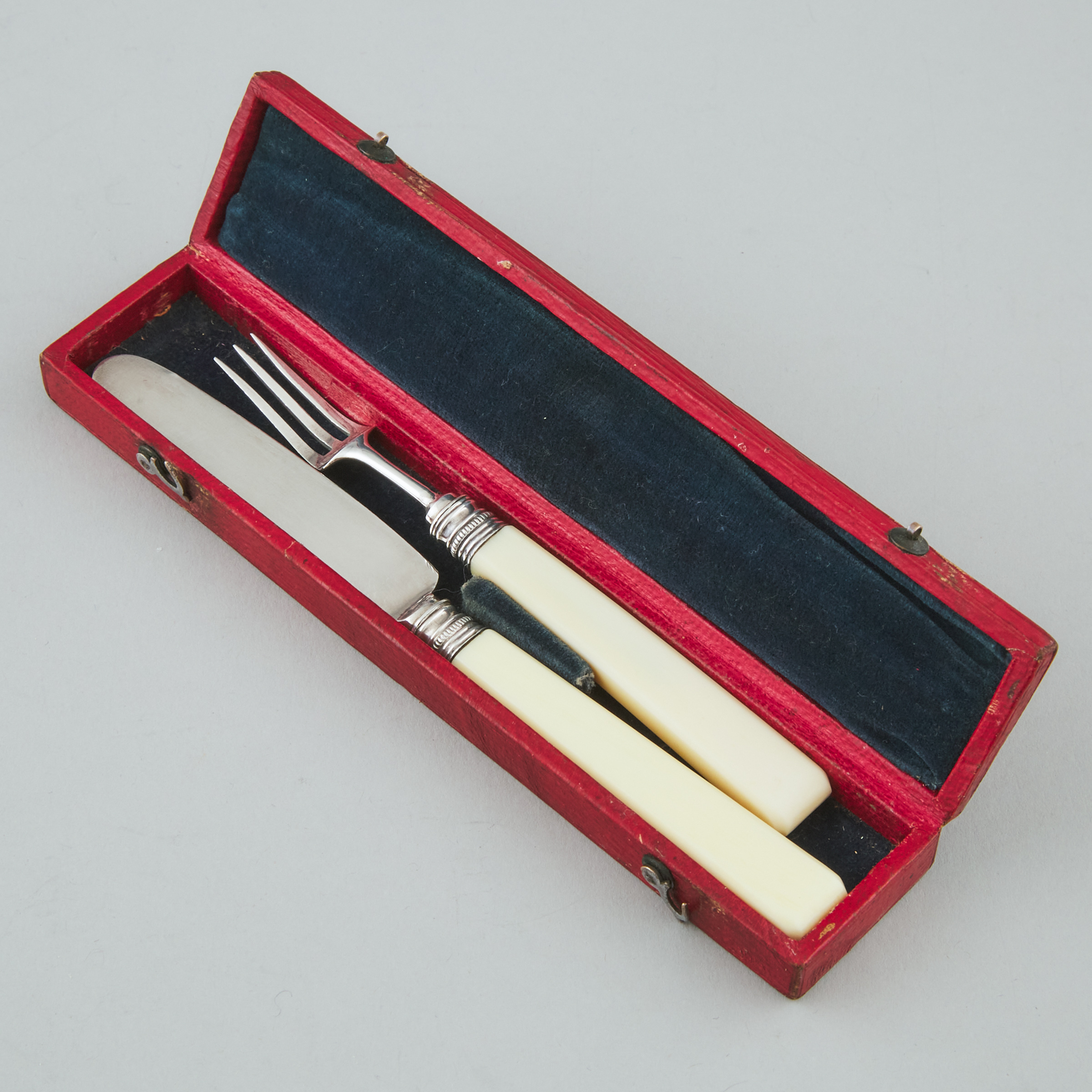 George IV Silver Child's Knife and Fork, Ledsam, Vale & Wheeler, Birmingham, 1828