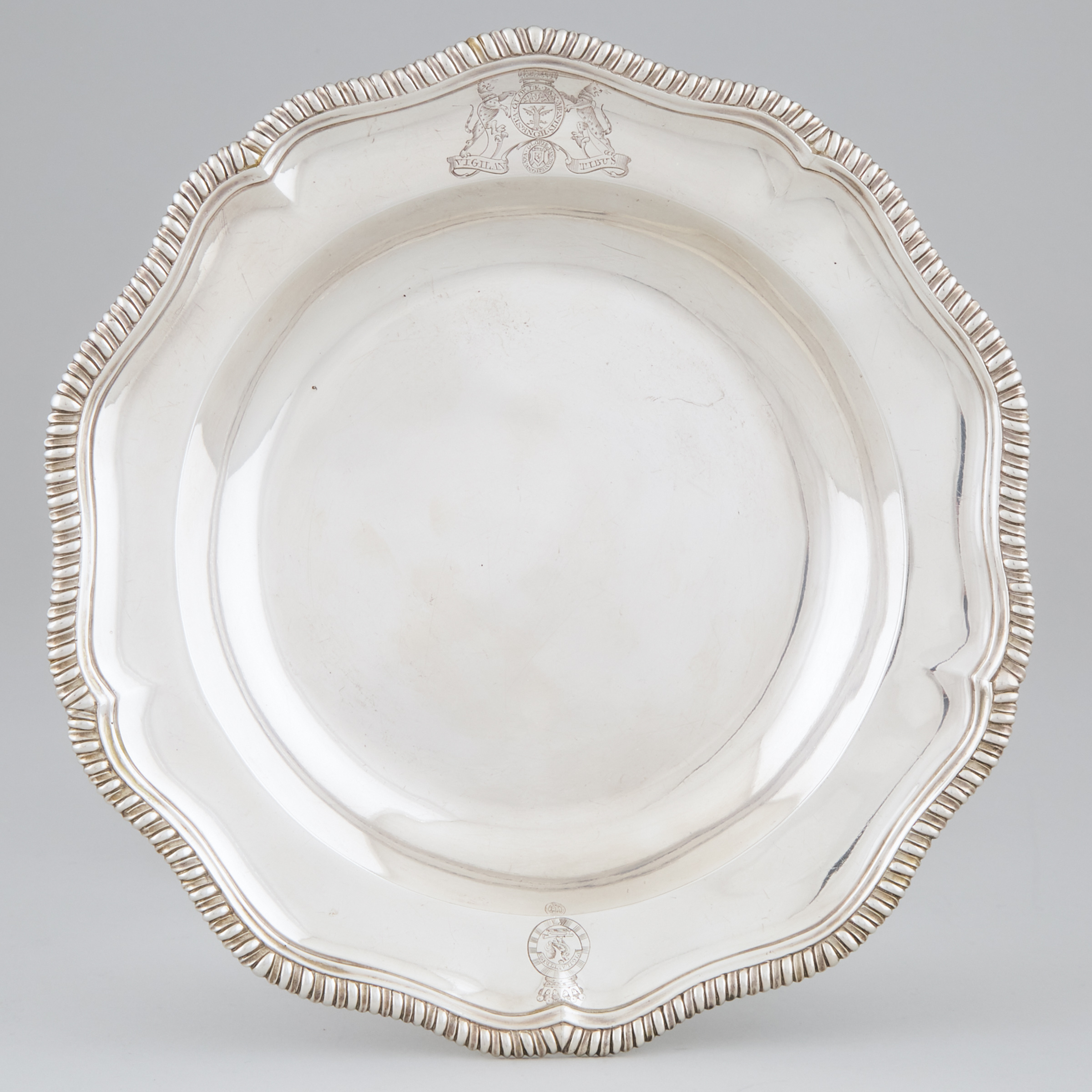 George III Irish Silver Soup Plate, Michael Homer, Dublin, 1789