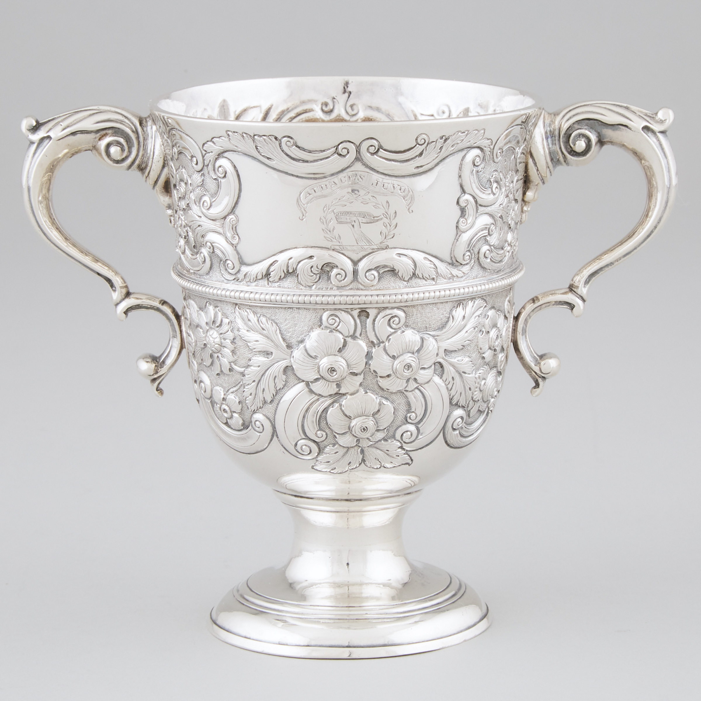 George II Irish Silver Two-Handled Cup, Michael Walsh, Dublin, 1757