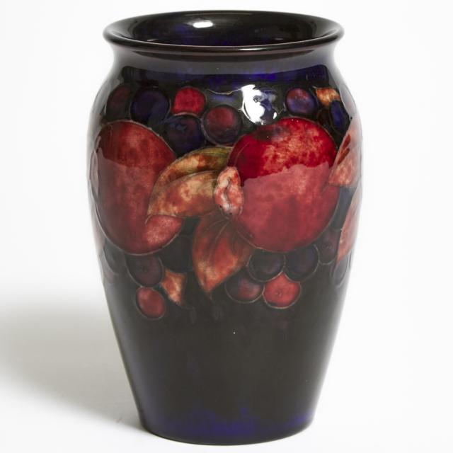 Moorcroft Flambé Pomegranate Vase, c.1925-30
