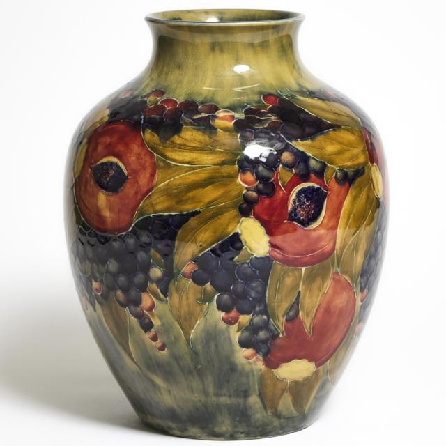 Macintyre Moorcroft Pomegranate Vase, dated 1913