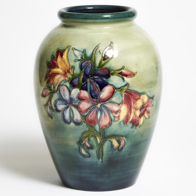 Moorcroft Spring Flowers Vase, c.1950