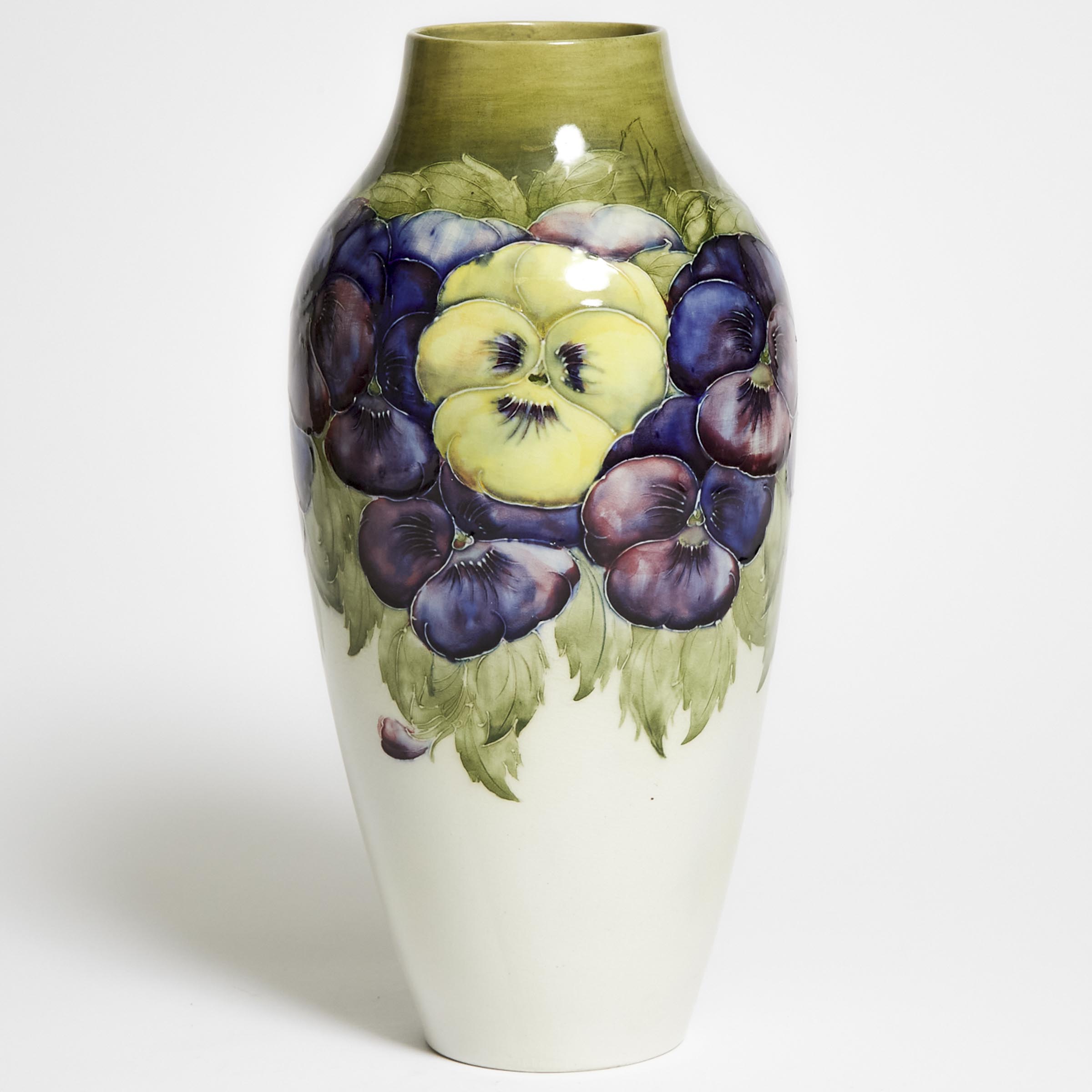 Macintyre Moorcroft Pansy Vase, c.1910-13