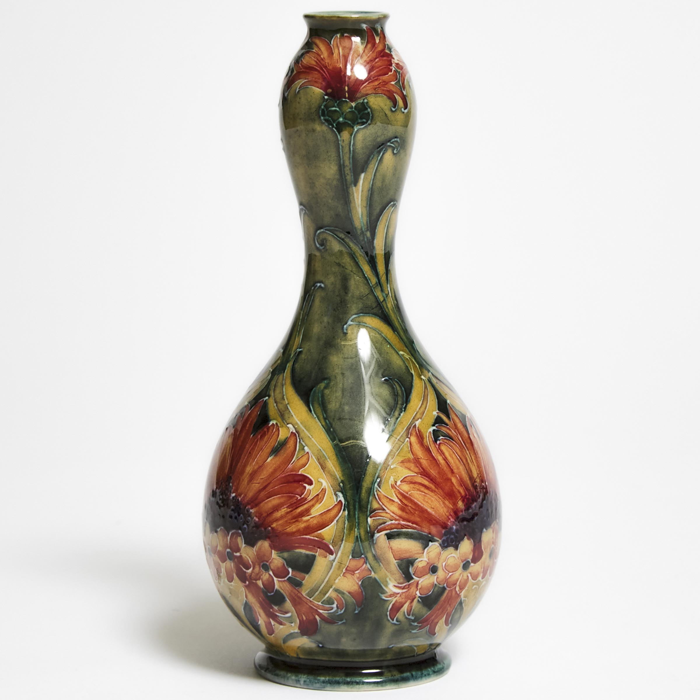 Macintyre Moorcroft Small Cornflower Vase, c.1910
