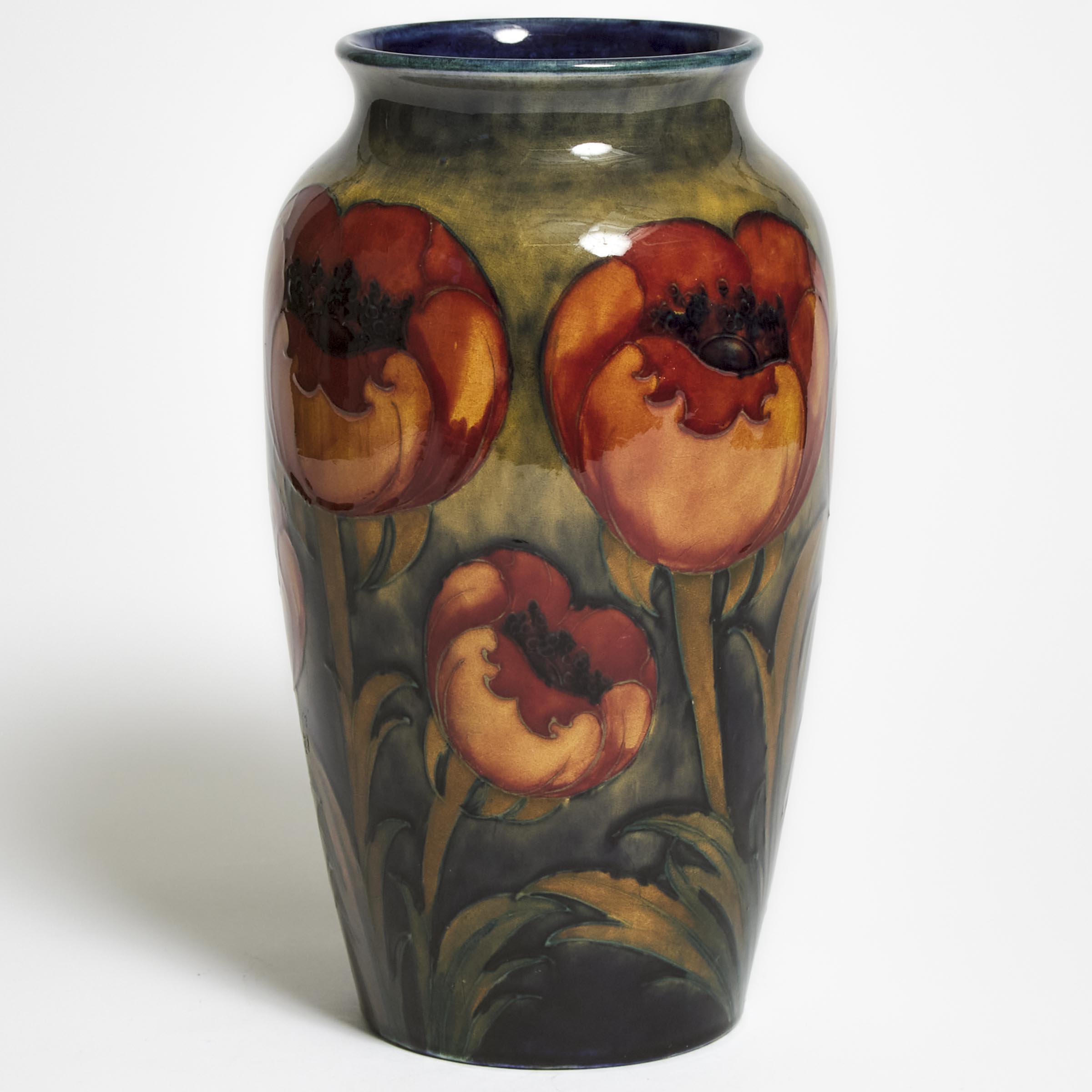 Moorcroft Poppy Vase, c.1920