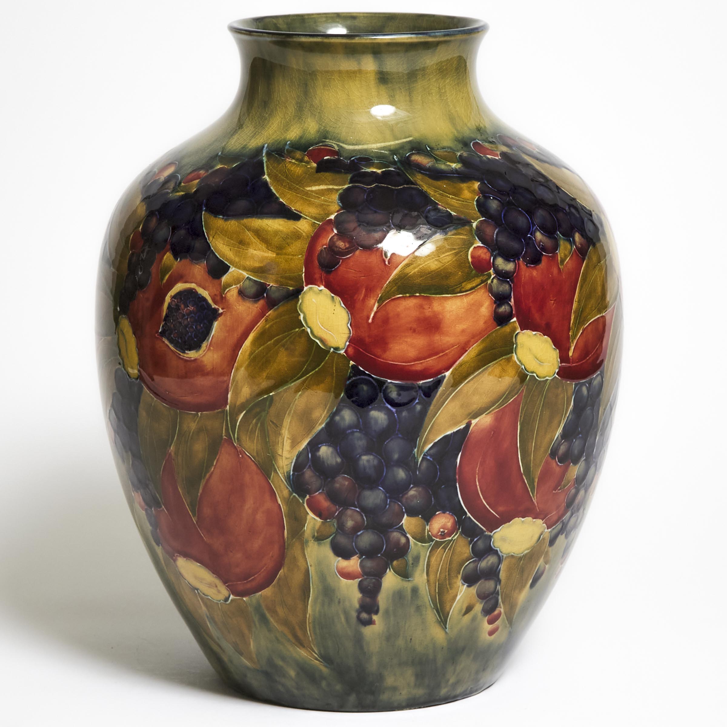 Macintyre Moorcroft Pomegranate Vase, dated 1913