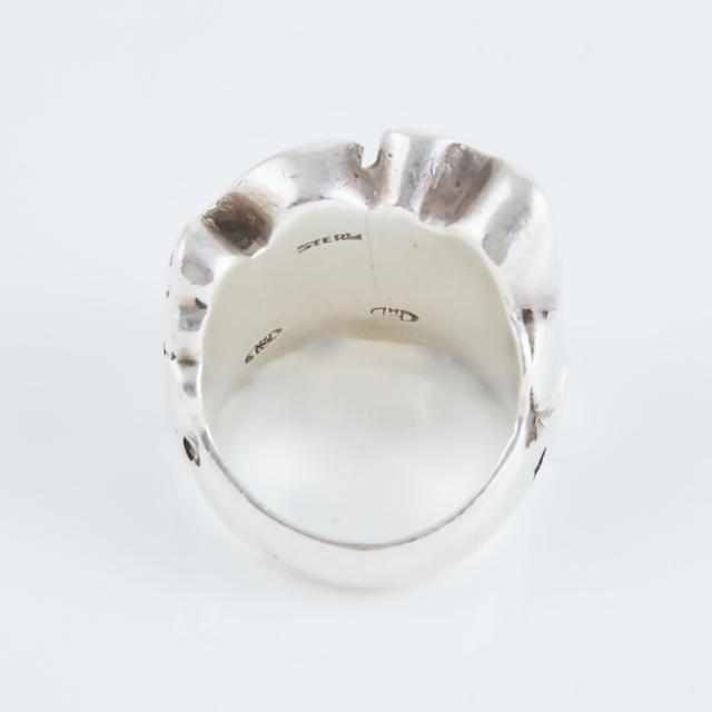 Sterling Silver Abstract Ring
