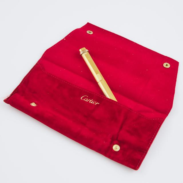Cartier Trinity Vendome Gold-Plated Ballpoint Pen