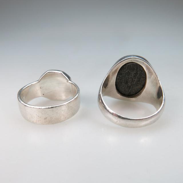 2 x Sterling Silver Rings