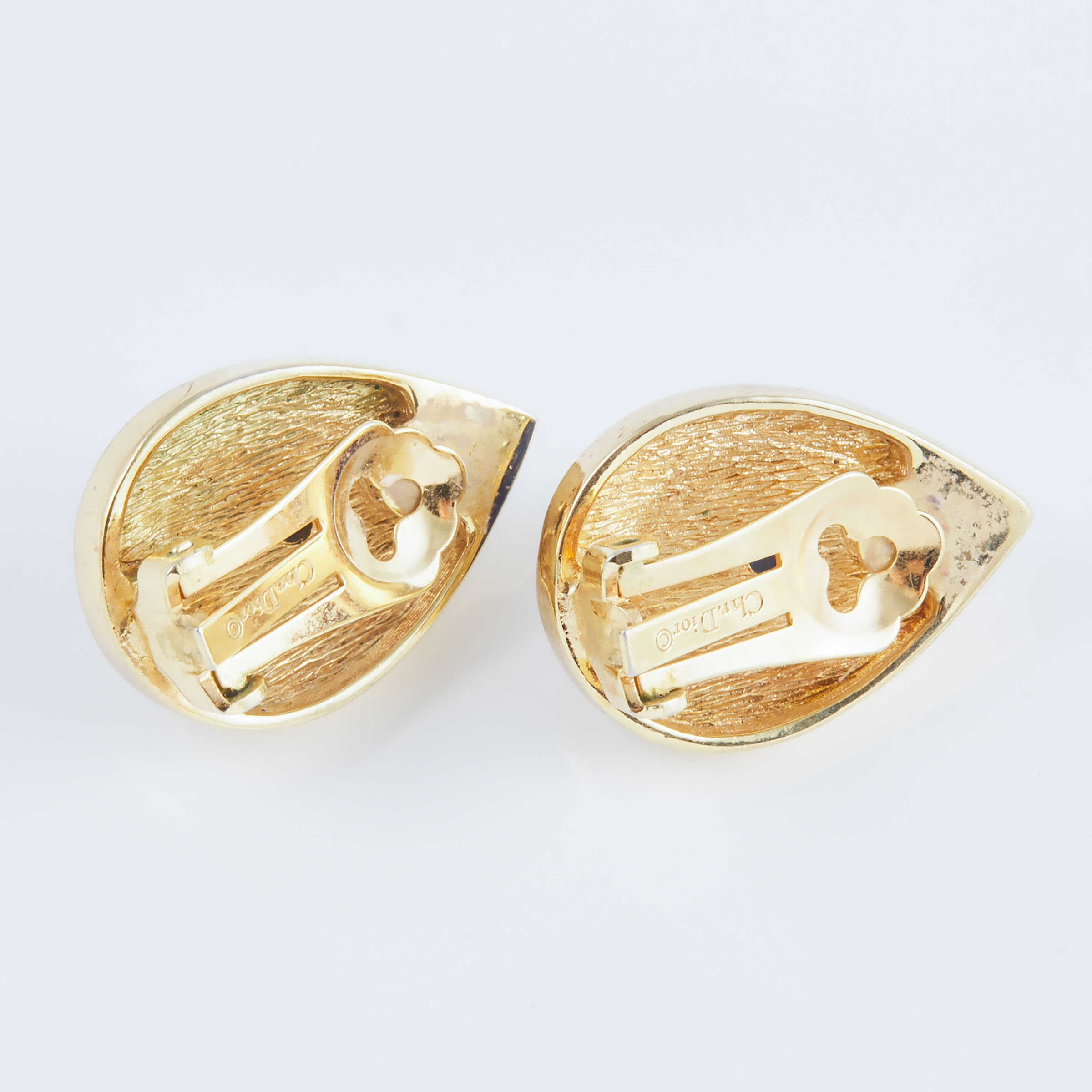 Pair Of Christian Dior Clip-Back Earrings