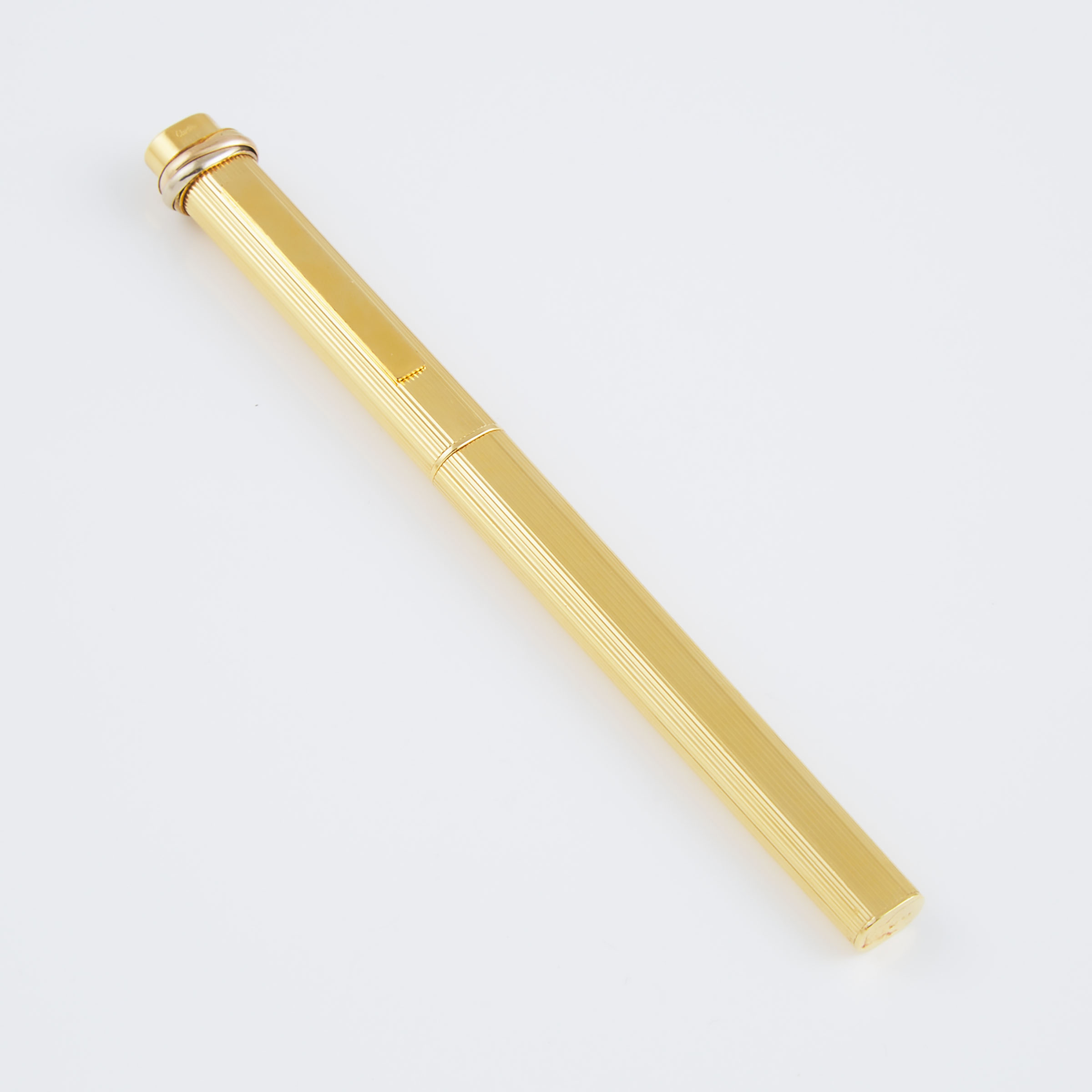Cartier Trinity Vendome Gold-Plated Ballpoint Pen