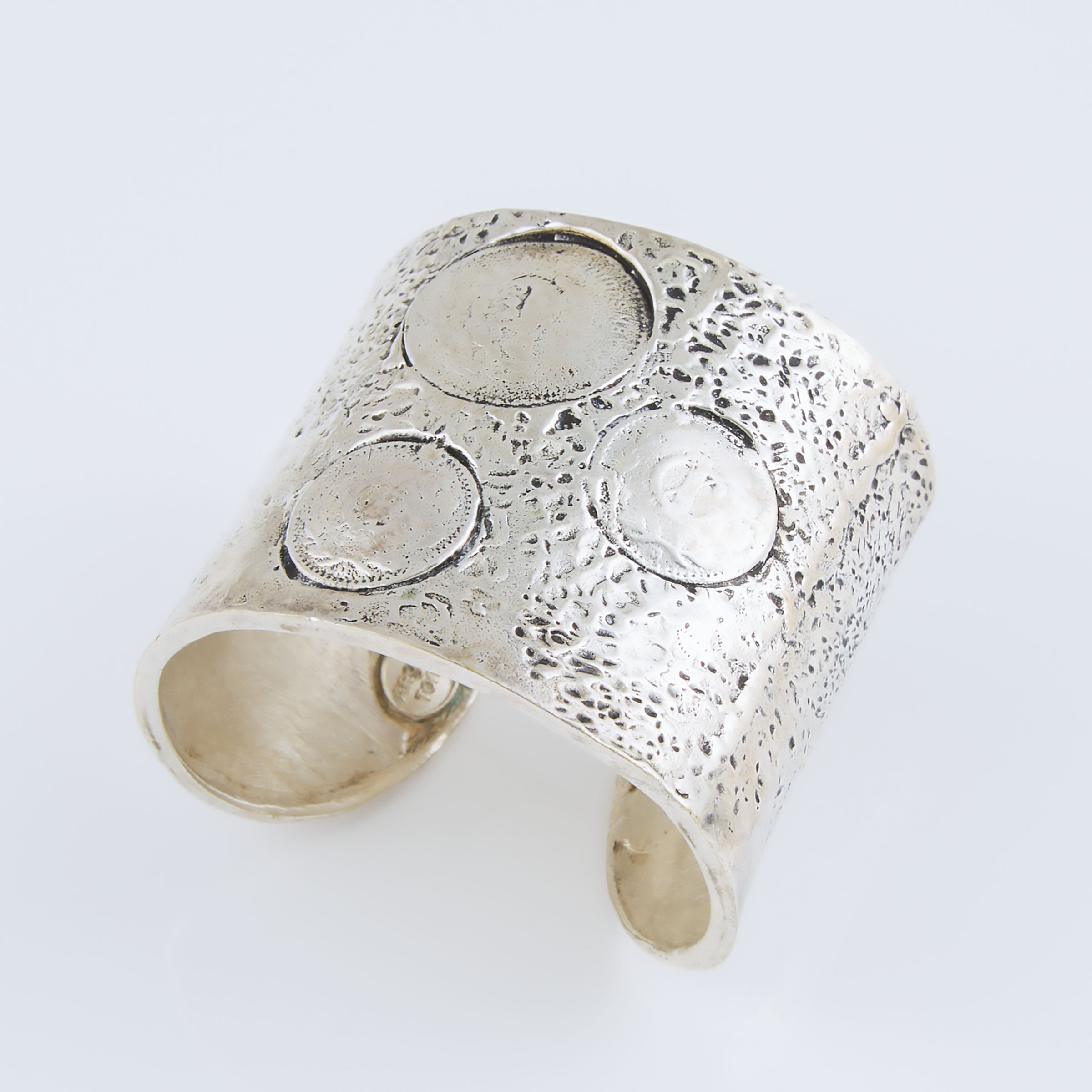 Argent Tonic Silver-Tone Metal Wide Cuff