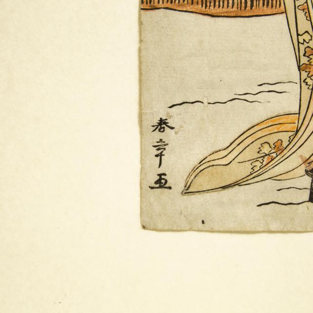 Katsukawa Shunsho (1726-1792) and Katsukawa Shunko (1743-1812), Two Actor Woodblock Prints