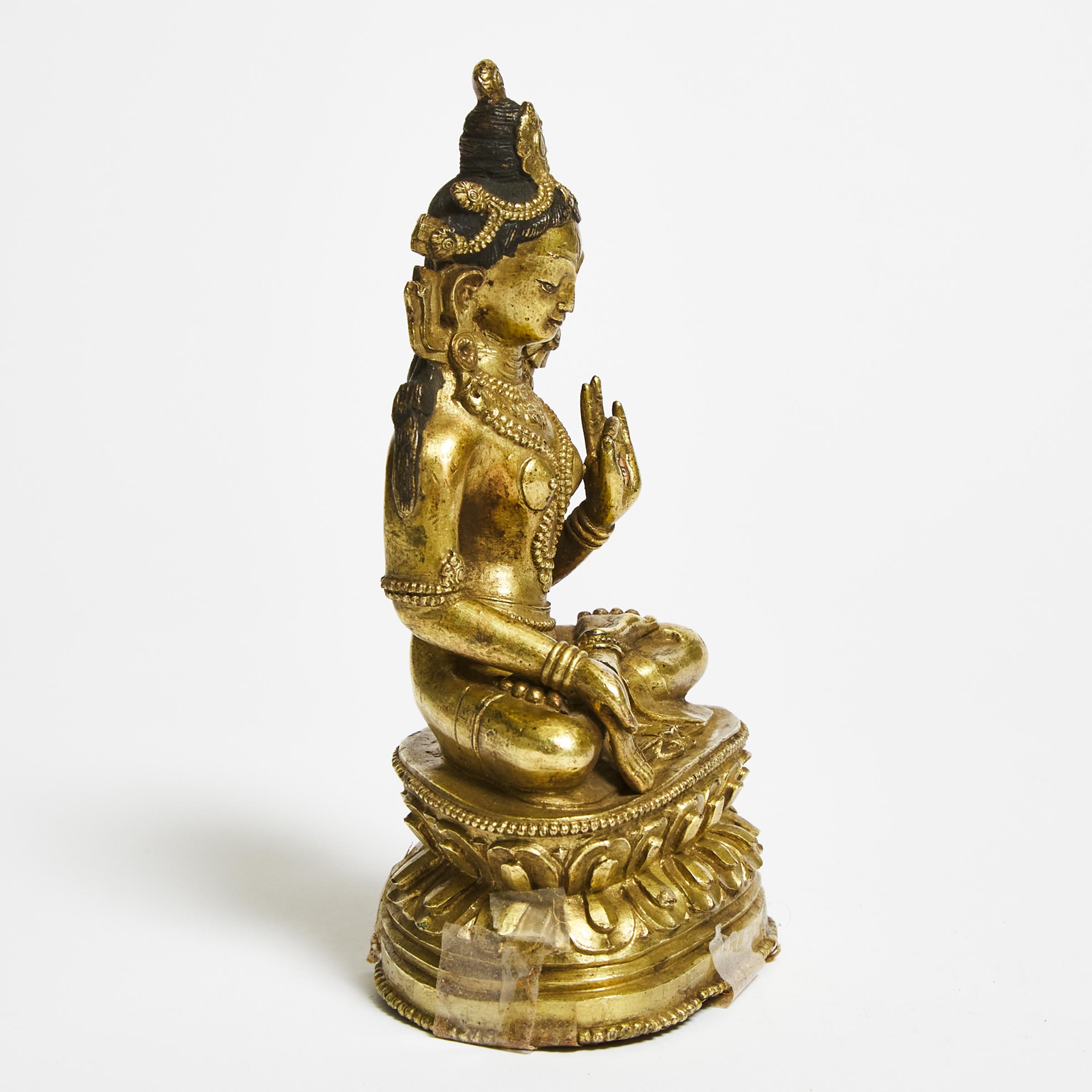 A Gilt Bronze Figure of Tara, Tibet, 19th Century  