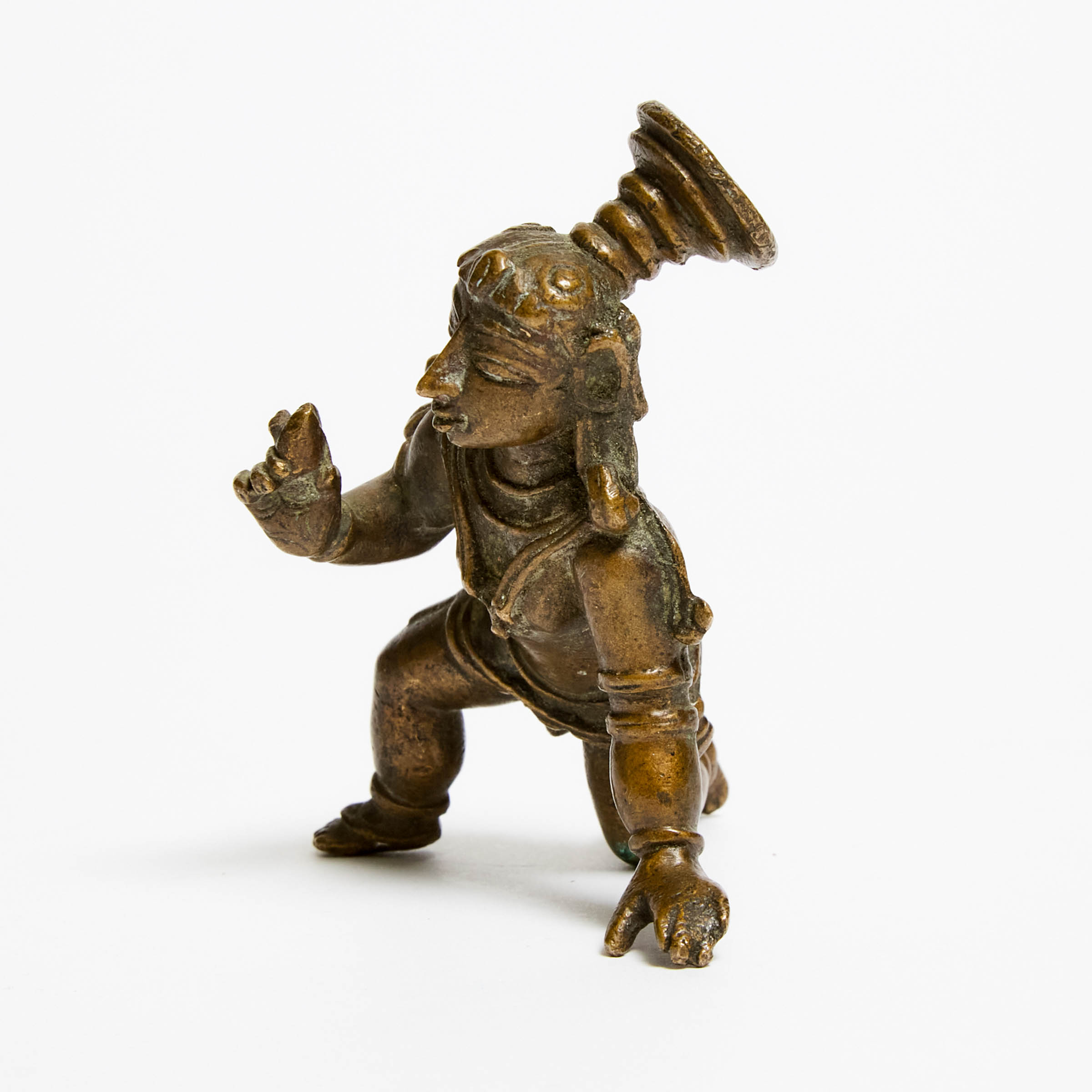 A Copper Alloy Figure of Infant Krishna, 19th Century or Earlier