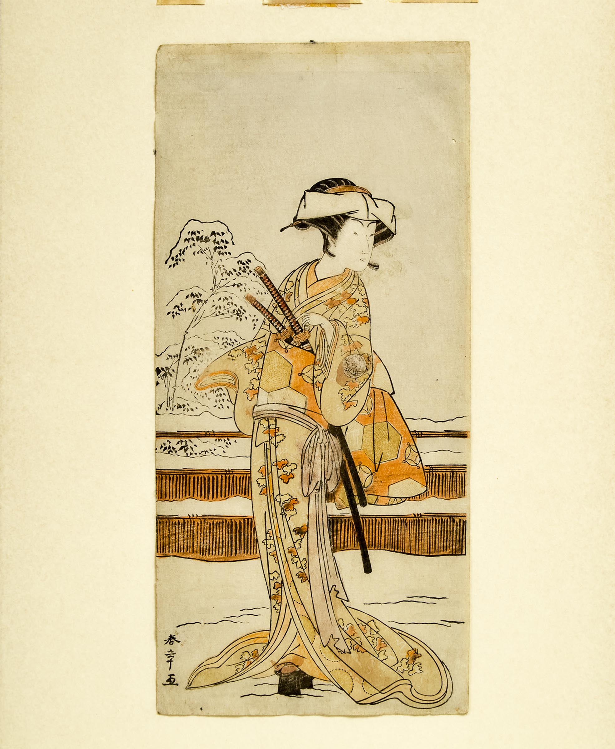 Katsukawa Shunsho (1726-1792) and Katsukawa Shunko (1743-1812), Two Actor Woodblock Prints