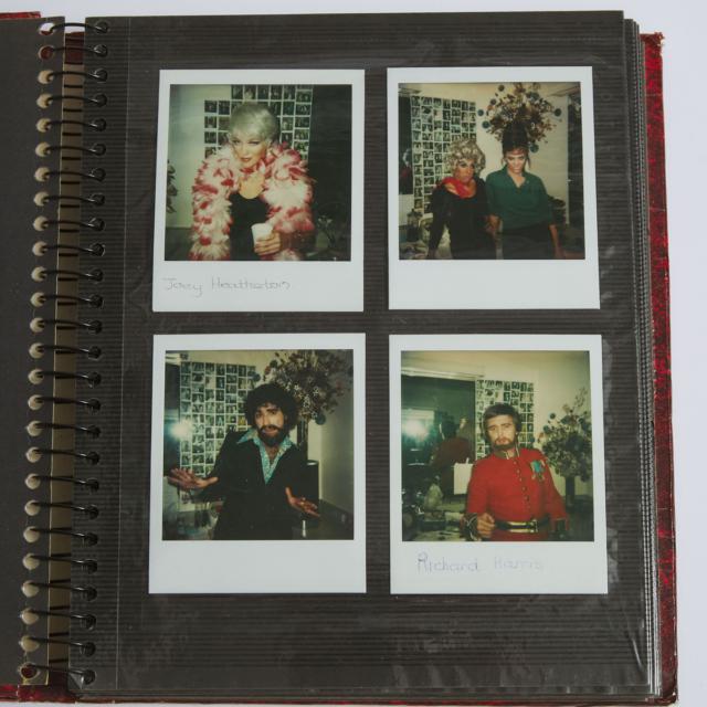 The Second City (SCTV): Album of Mostly Polaroid Photographs of John Candy, Eugene Levy, Catherine O’Hara, Andrea Martin, Joe Flaherty, Harold Ramis and Dave Thomas in Character Makeup, 1977-1979