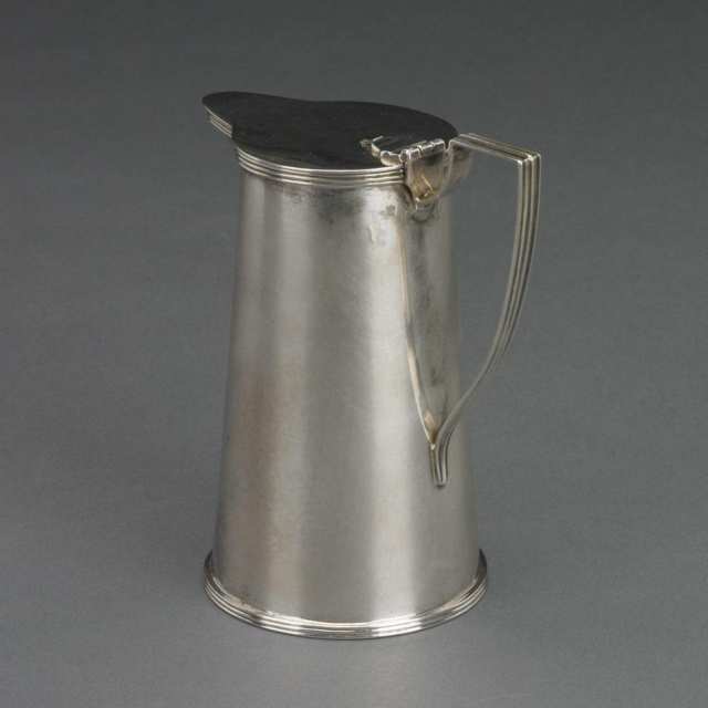 Canadian Silver Lidded Jug, Roden Bros., Toronto, Ont., early 20th century