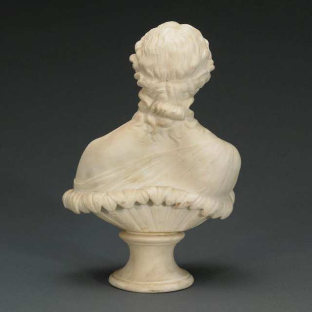 English Parian Bust of Clytie, late 19th century