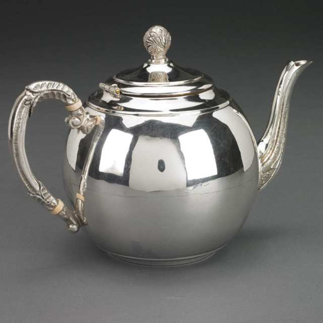 Peruvian Silver Teapot, 20th century